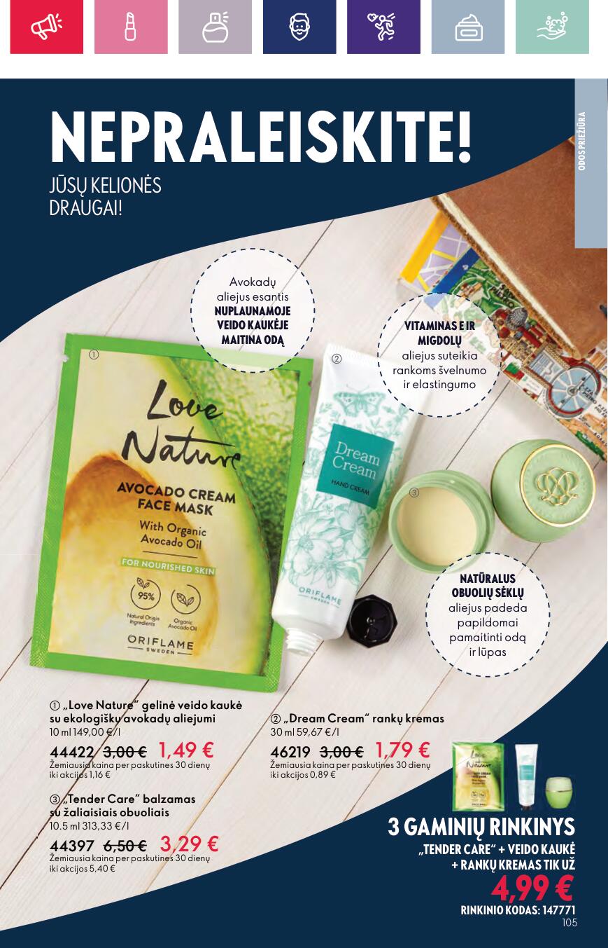 Naujas ORIFLAME katalogas galioja 2023.09.13 - 2023.10.03