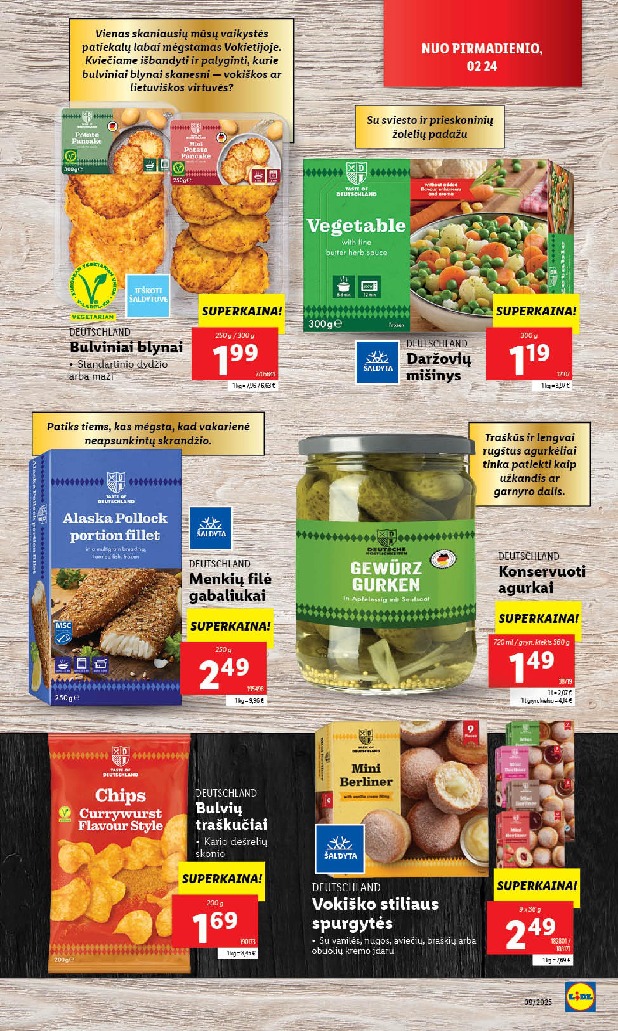 Naujausias LIDL kaininis katalogas 2025.02.24 - 2025.03.02