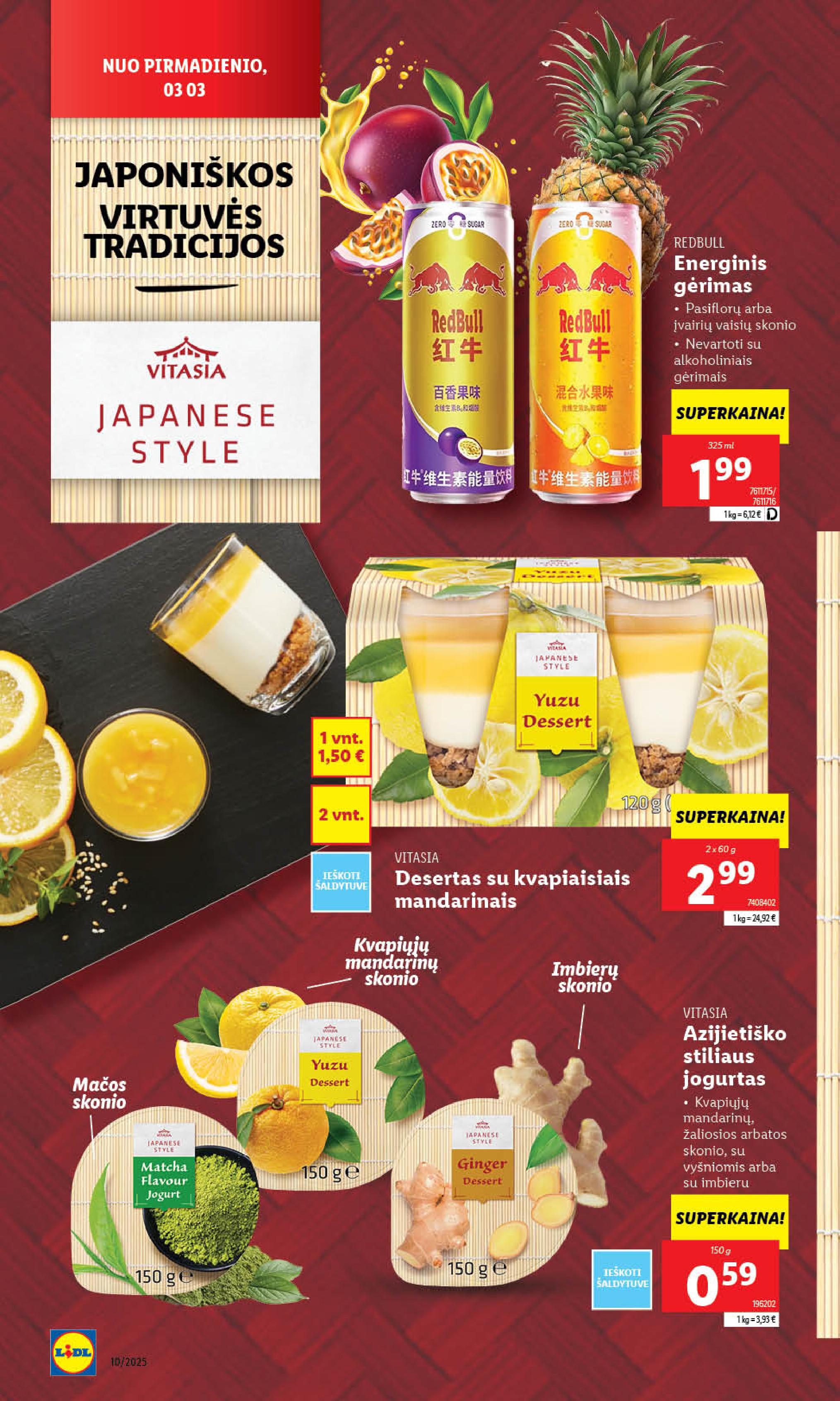 Naujausias LIDL kaininis katalogas 2025.03.03 - 2025.03.09