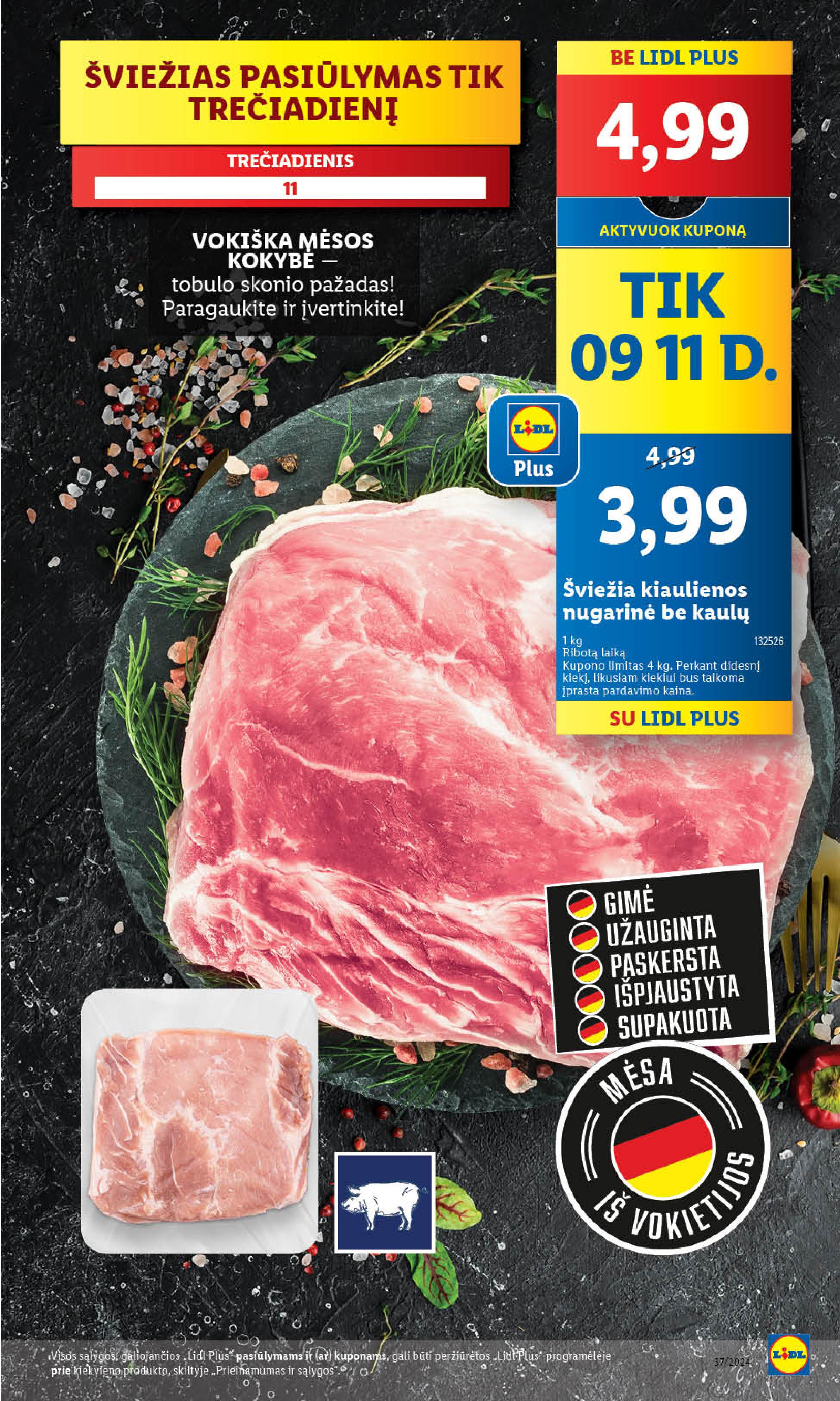 Naujausias LIDL kaininis katalogas 2024.09.09 - 2024.09.15