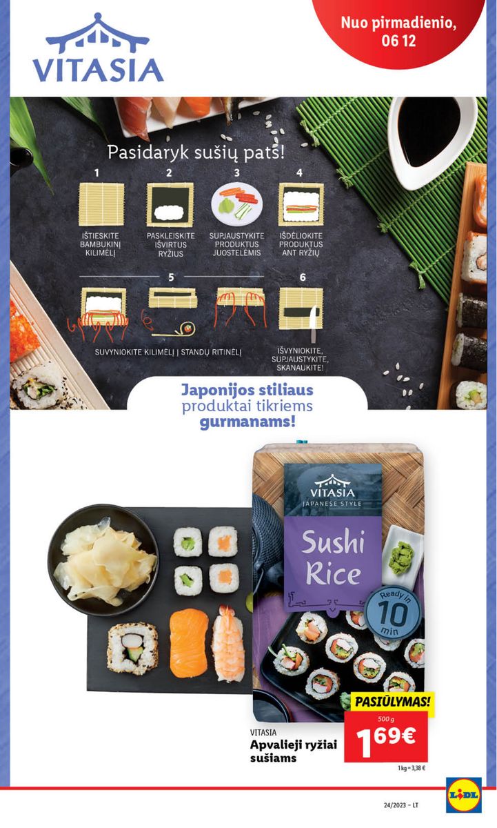 Naujausias LIDL kaininis katalogas 2023.06.12 - 2023.06.18