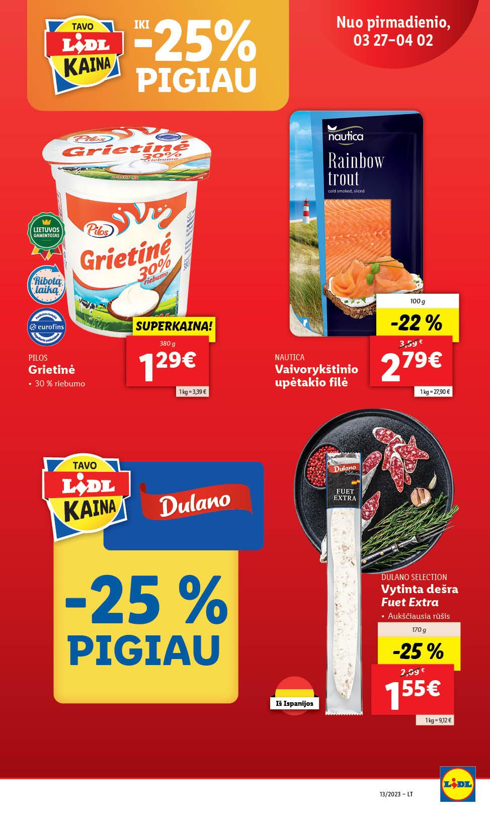 Naujausias LIDL kaininis katalogas 2023.03.16 - 2023.04.02
