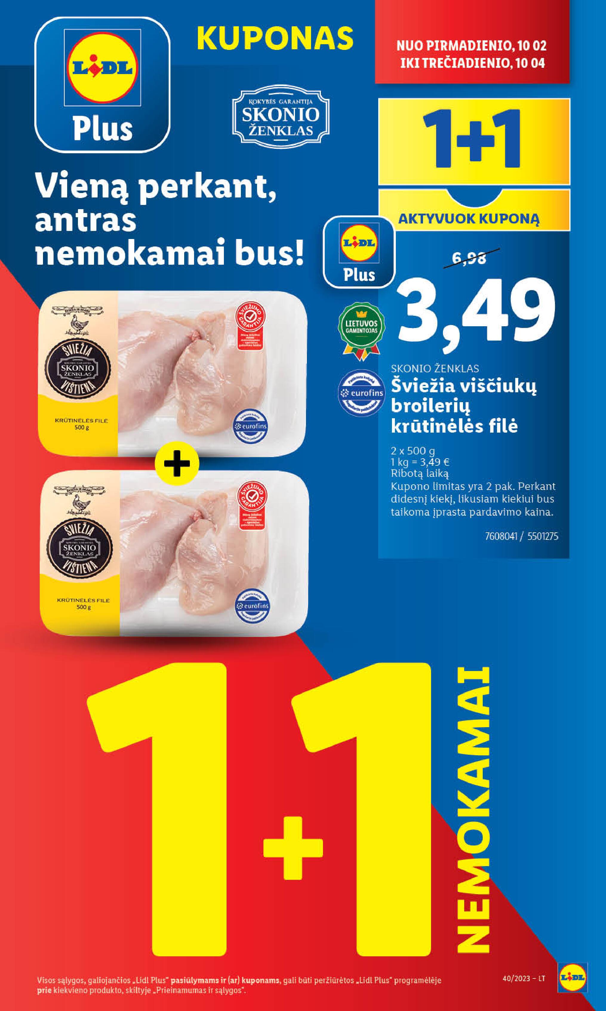 Naujausias LIDL kaininis katalogas 2023.10.02 - 2023.10.08
