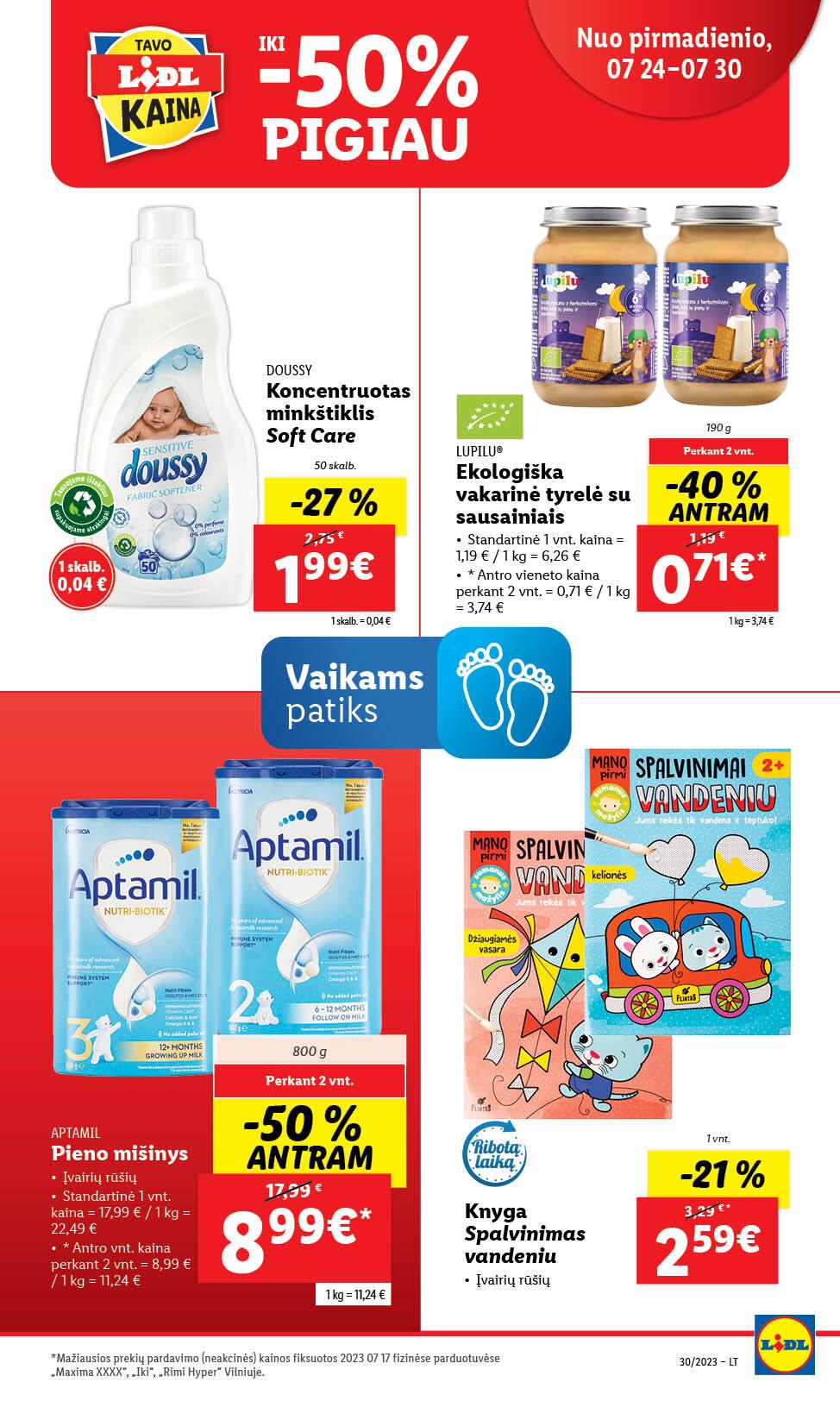 Naujausias LIDL kaininis katalogas 2023.07.24 - 2023.07.30