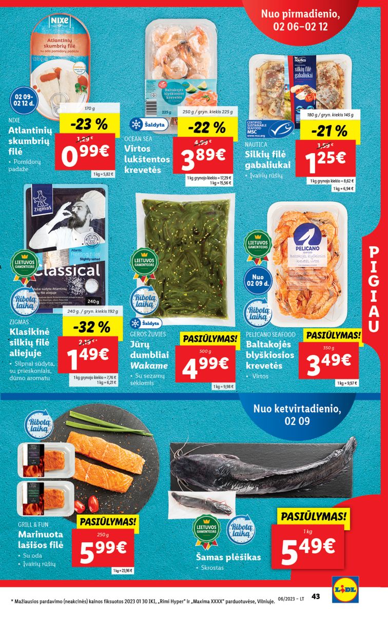 Naujausias LIDL kaininis katalogas 2023.02.06 - 2023.02.12