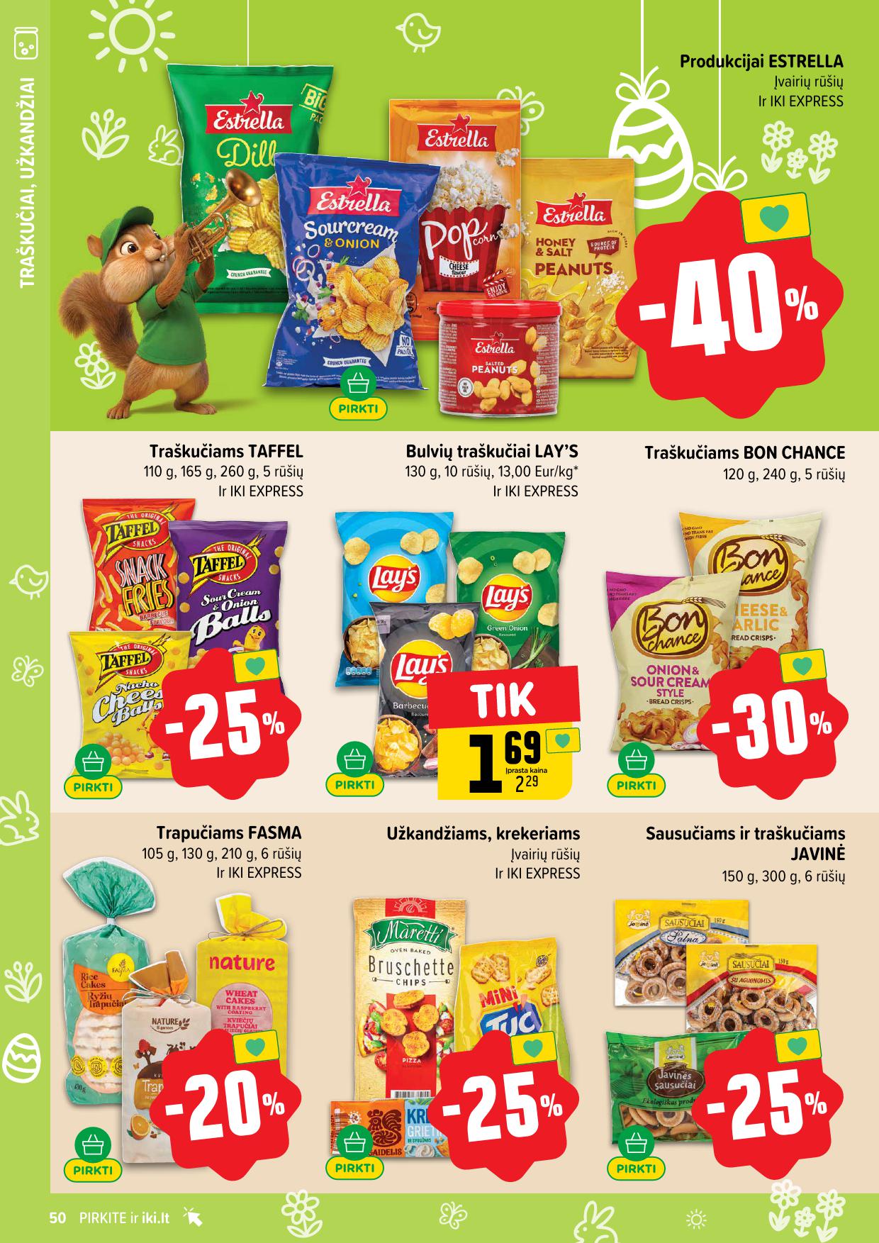 Naujausias IKI kaininis katalogas 2026.03.16 - 2026.03.22