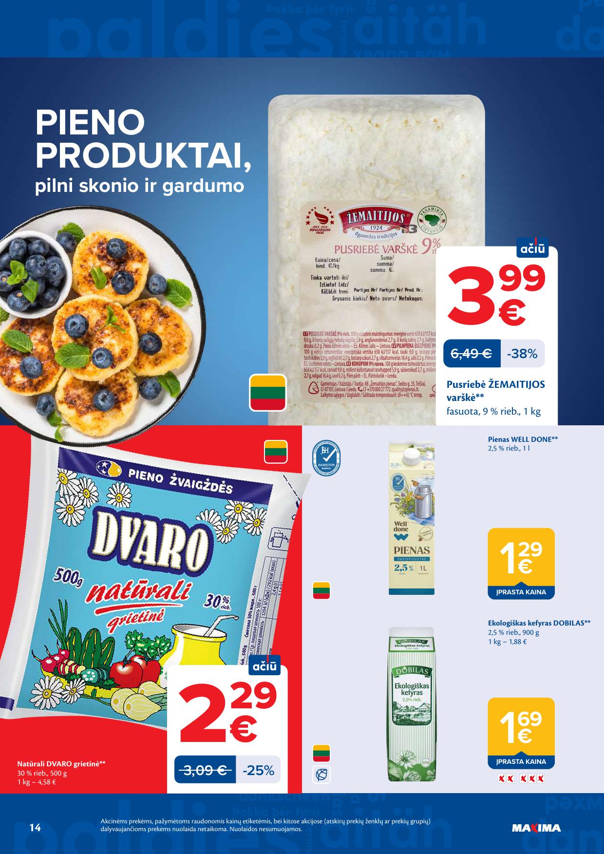 Naujausias MAXIMA kaininis katalogas 2026.04.28 - 2026.05.04