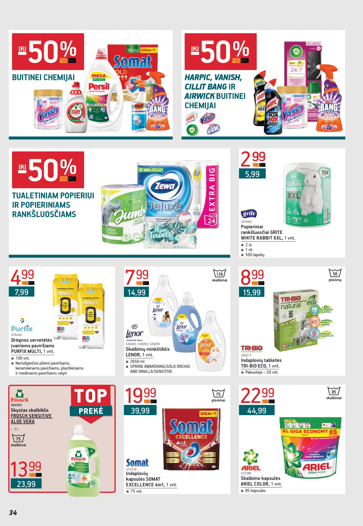 ERMITAŽAS akcijų ir nuolaidų leidinys 2026.04.01 - 2026.05.03