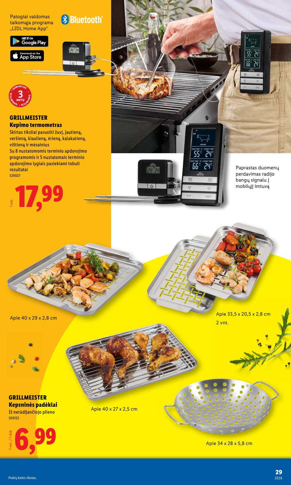 LIDL grilio katalogas "Grilis gardumo, kaina pigumo"