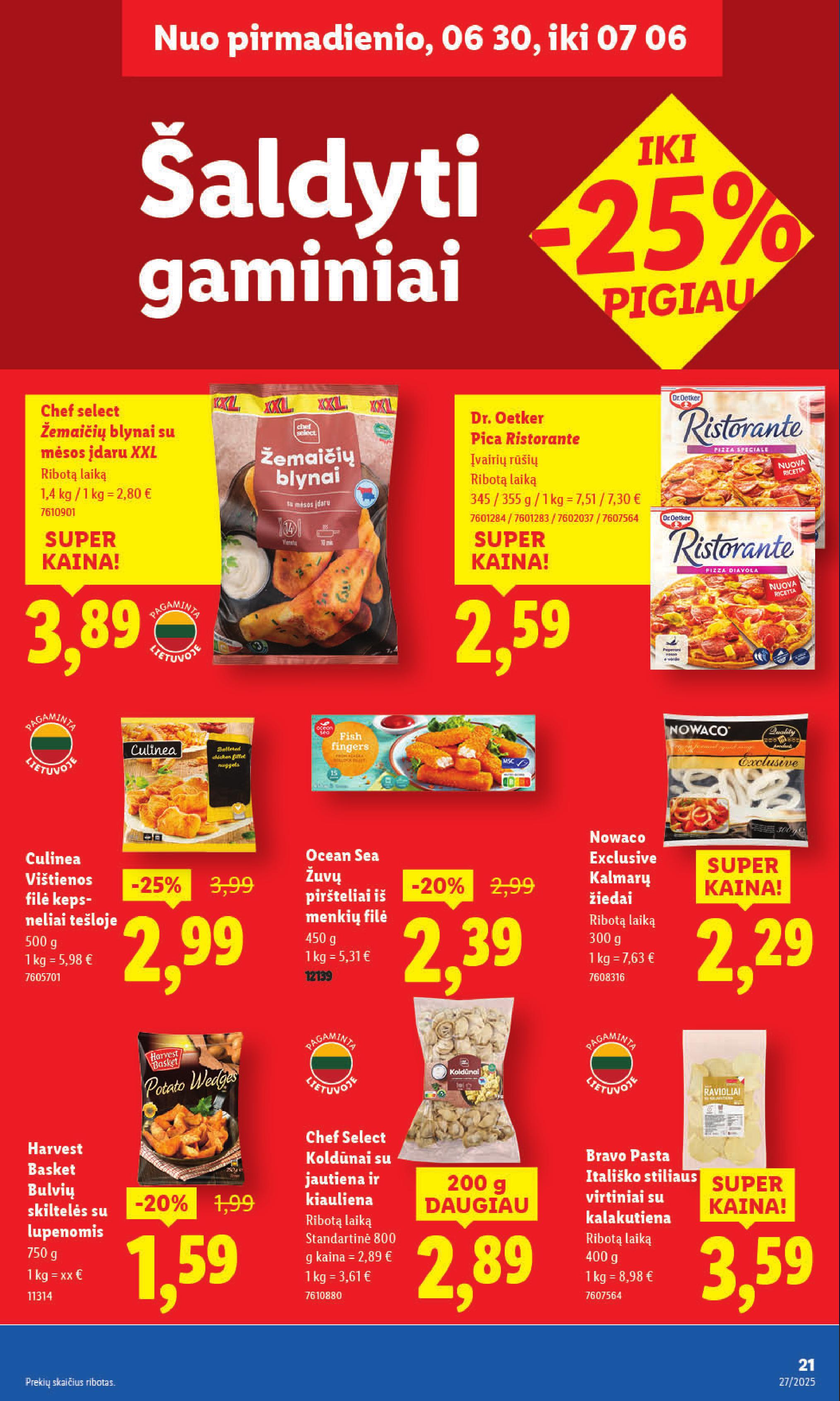 Naujausias LIDL kaininis katalogas 2025.06.30 - 2025.07.06