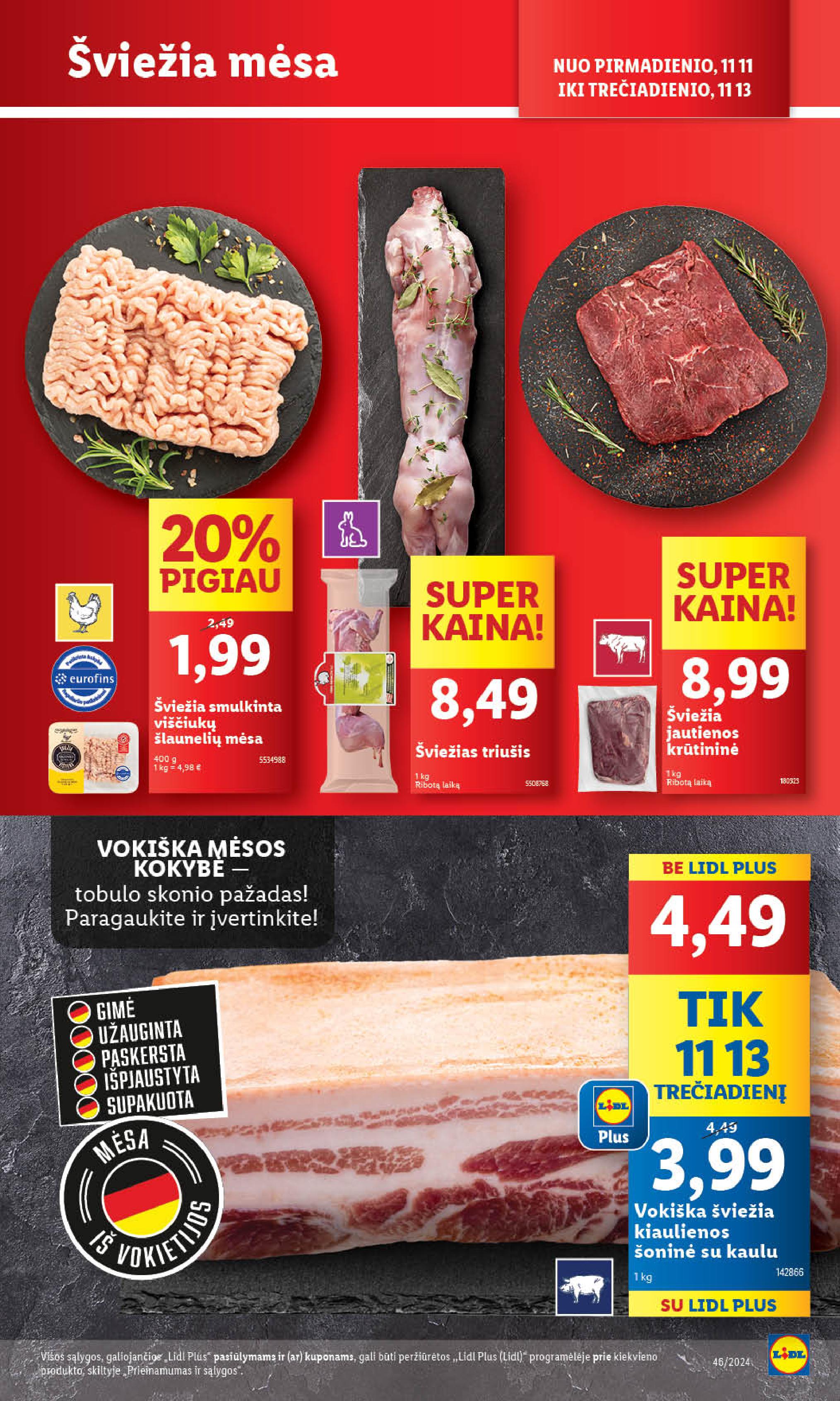 Naujausias LIDL kaininis katalogas 2024.11.11 - 2024.11.17