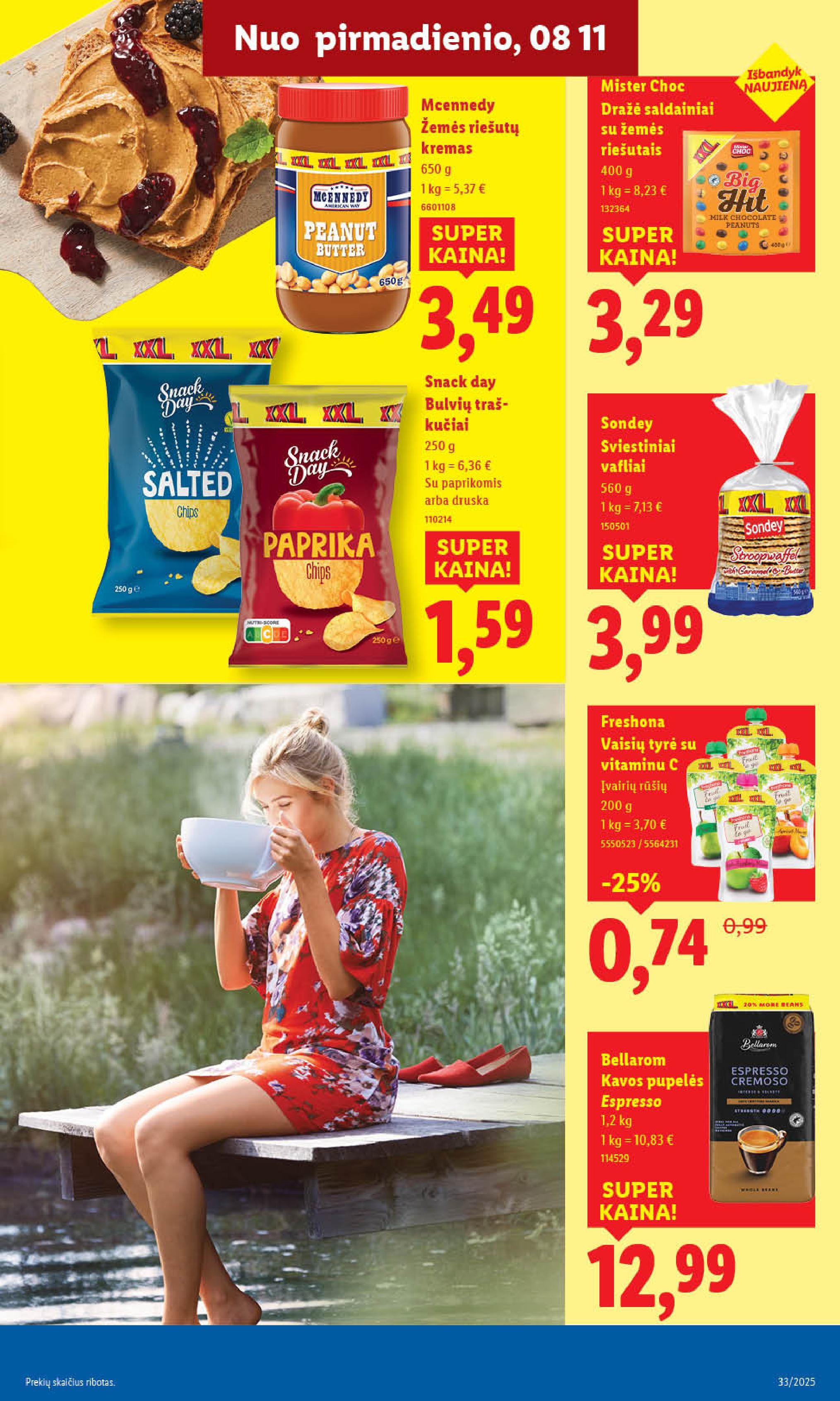 Naujausias LIDL kaininis katalogas 2025.08.11 - 2025.08.17