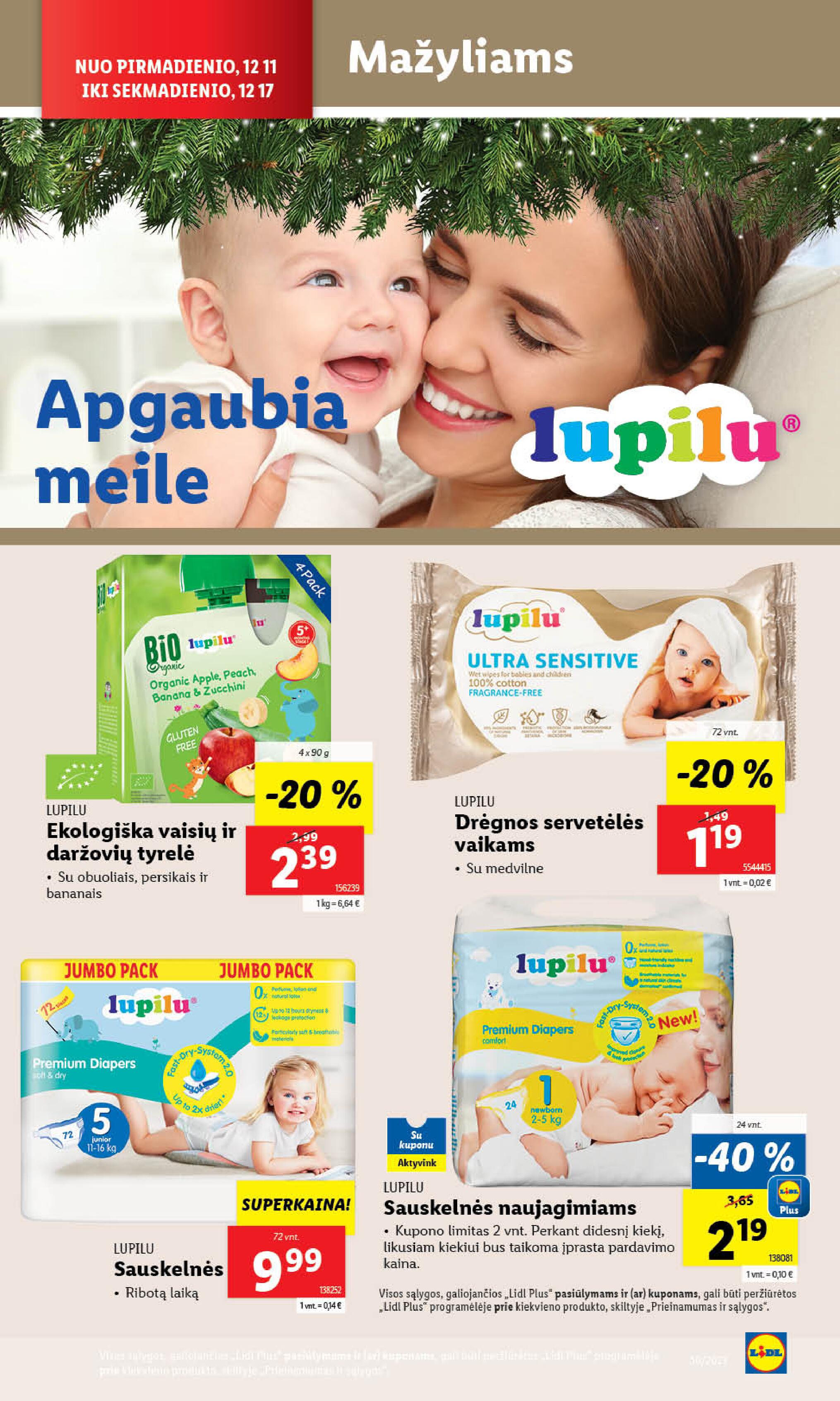 Naujausias LIDL kaininis katalogas 2023.12.11 - 2023.12.17
