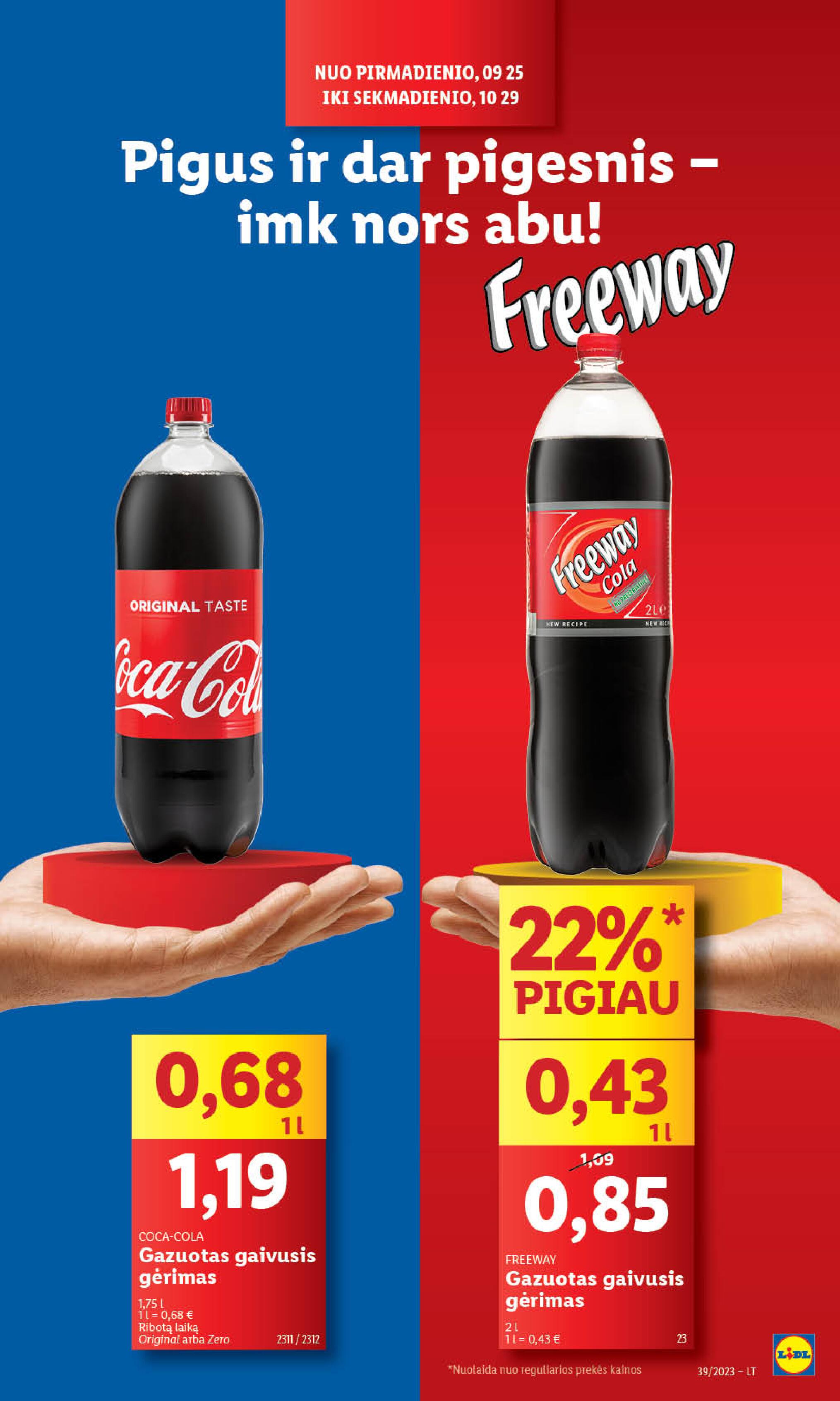 Naujausias LIDL kaininis katalogas 2023.09.25 - 2023.10.01