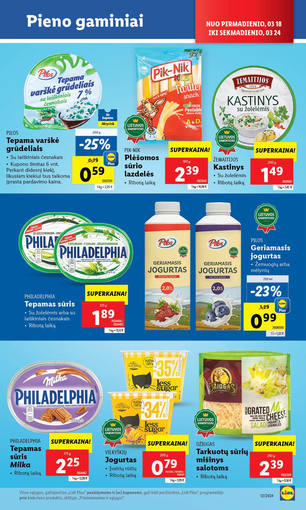 Naujausias LIDL kaininis katalogas 2024.03.18 - 2024.03.24