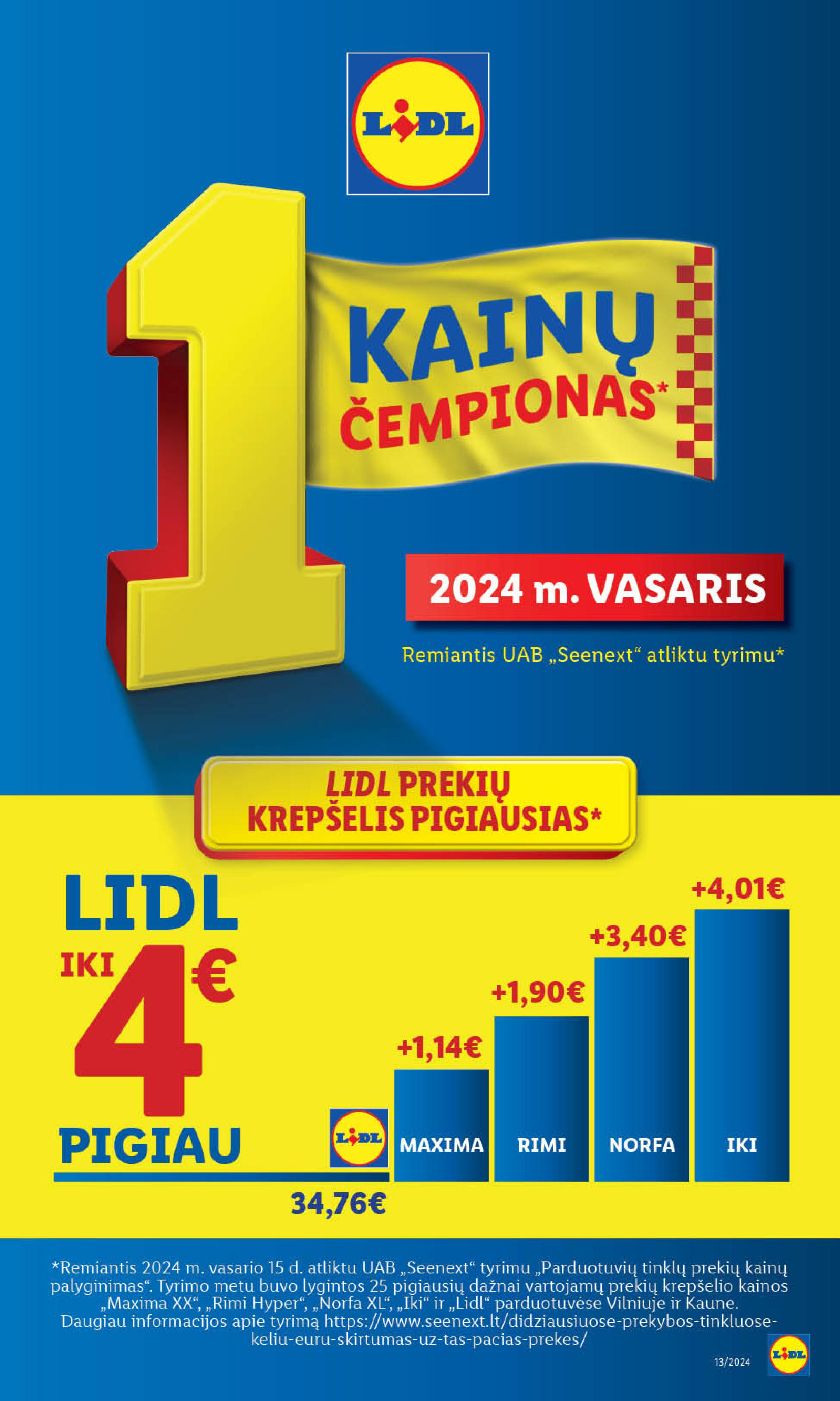 Naujausias LIDL kaininis katalogas 2024.03.25 - 2024.03.30