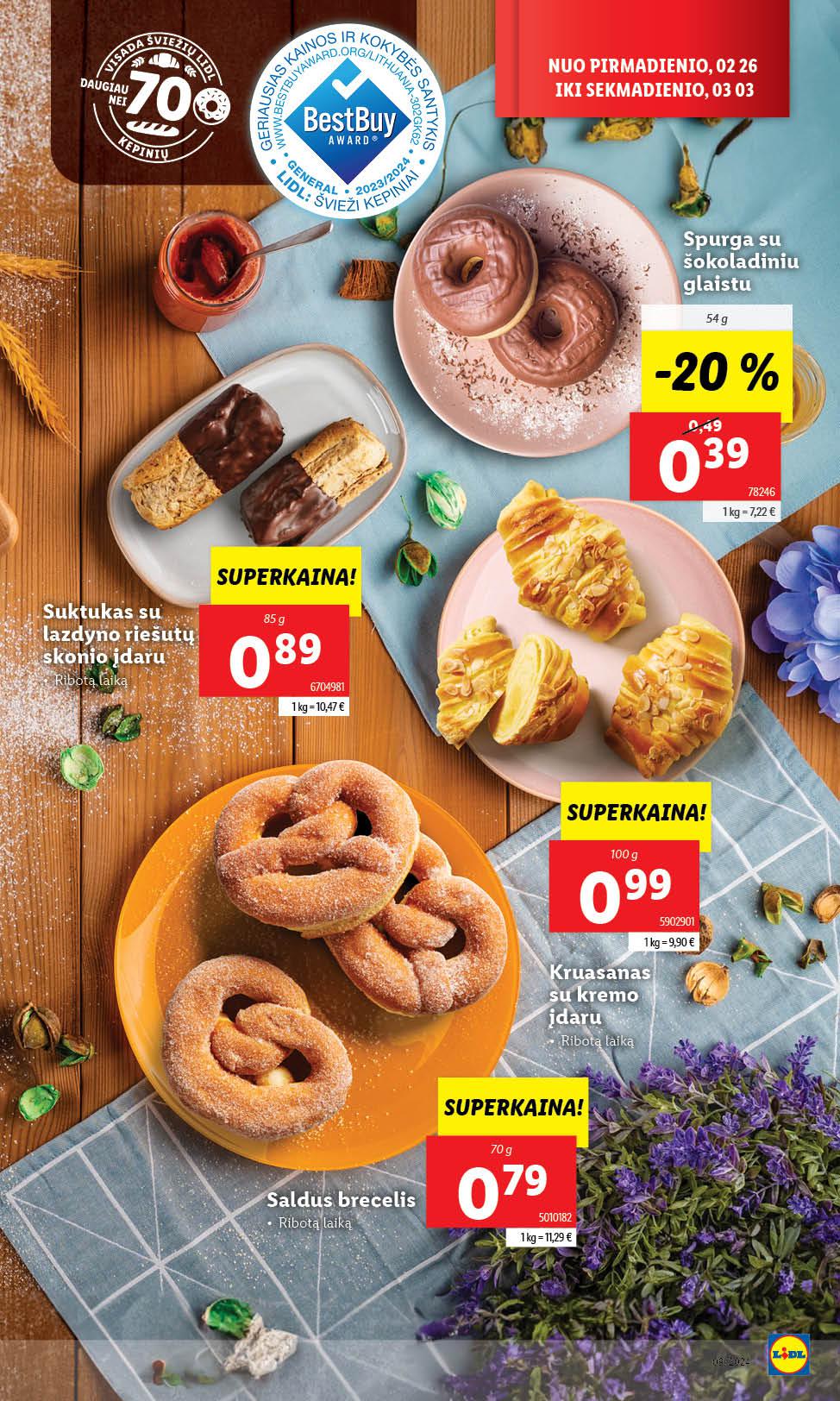 Naujausias LIDL kaininis katalogas 2024.02.26 - 2024.03.03