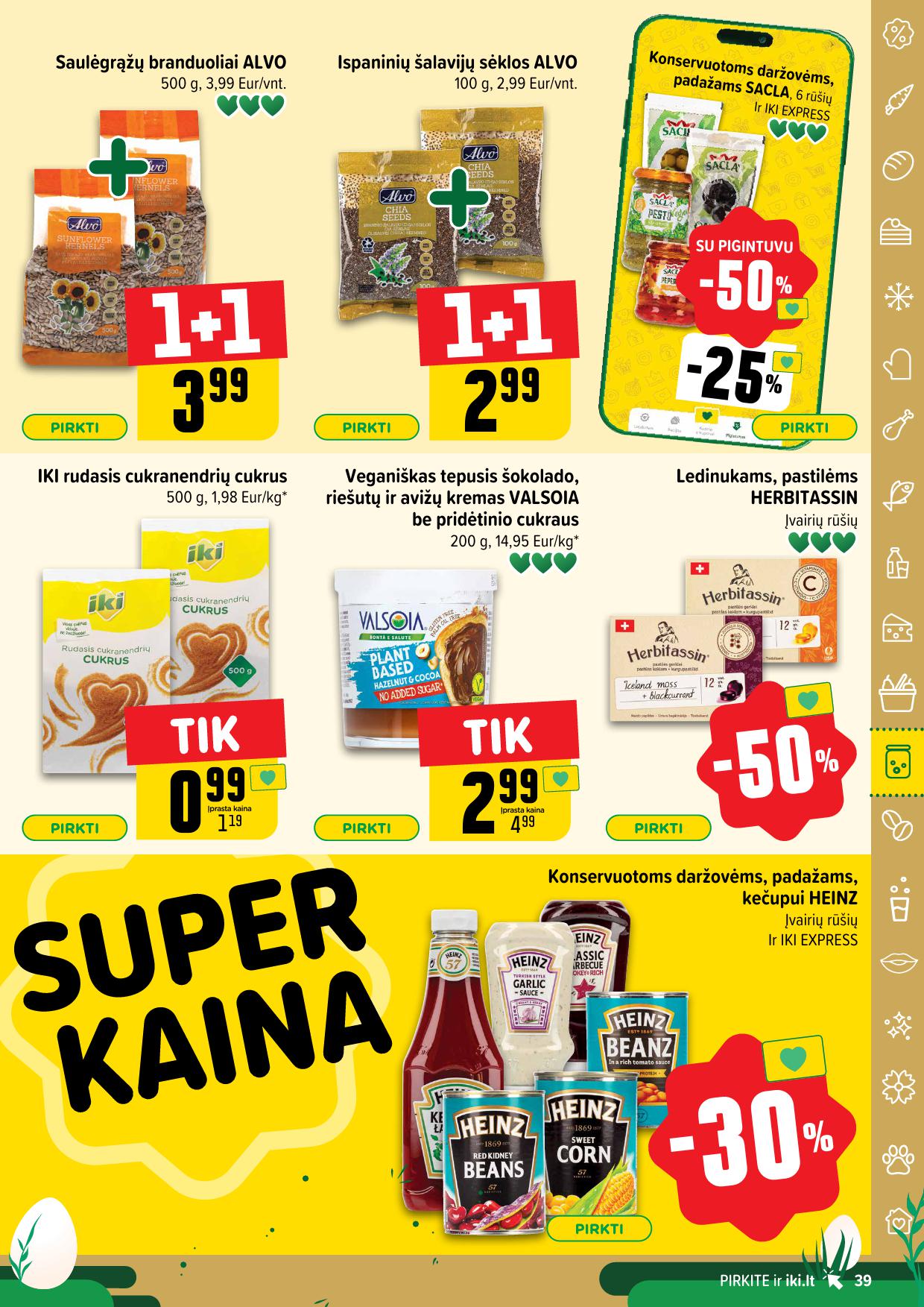 Naujausias IKI kaininis katalogas 2025.03.24 - 2025.03.30