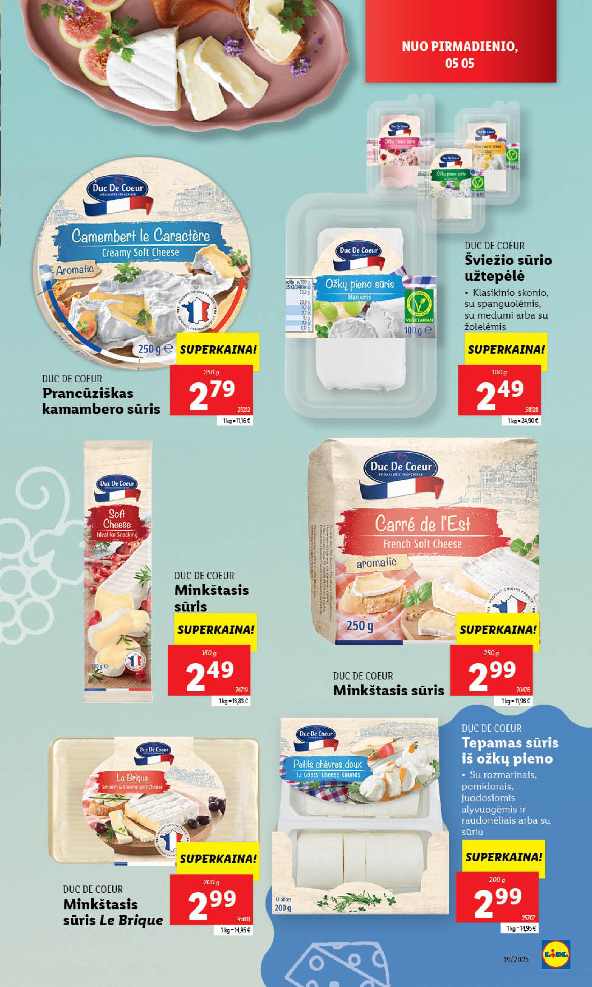 Naujausias LIDL kaininis katalogas 2025.05.05 - 2025.05.11