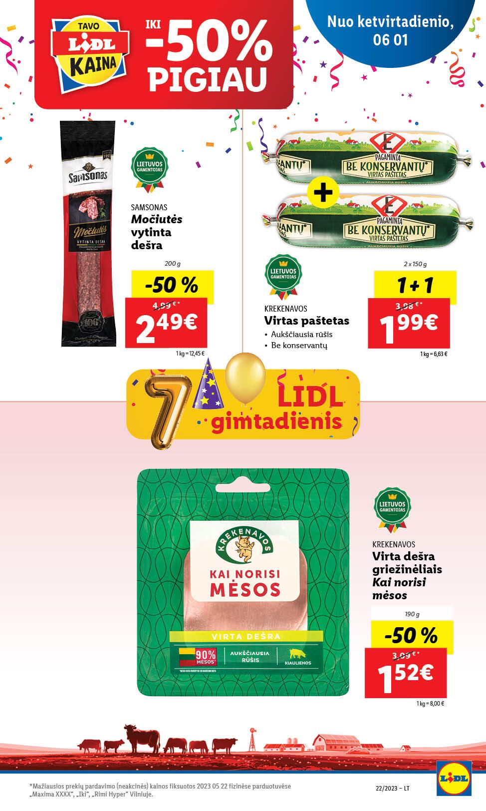 Naujausias LIDL kaininis katalogas 2023.05.29 - 2023.06.04