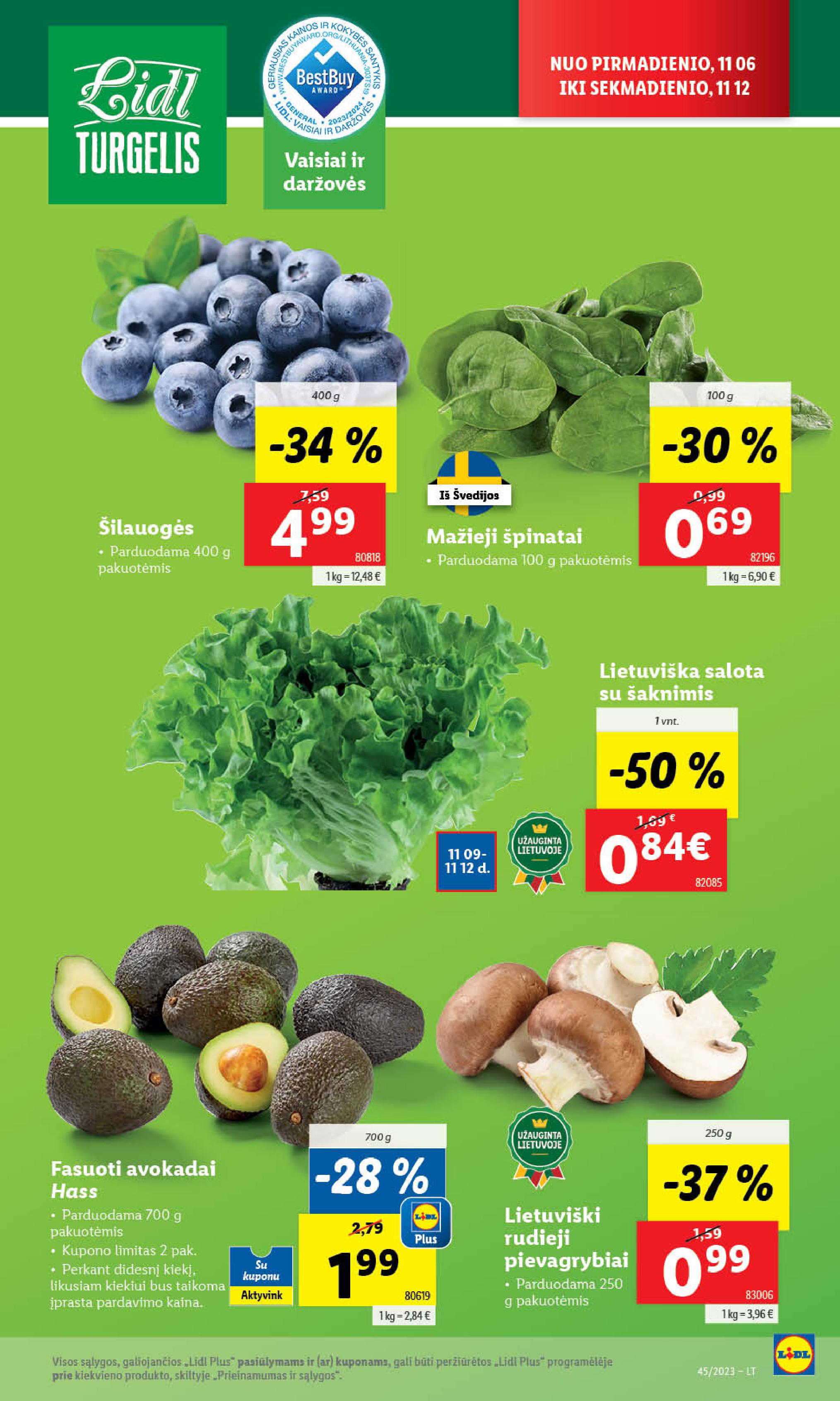 Naujausias LIDL kaininis katalogas 2023.11.06 - 2023.11.12