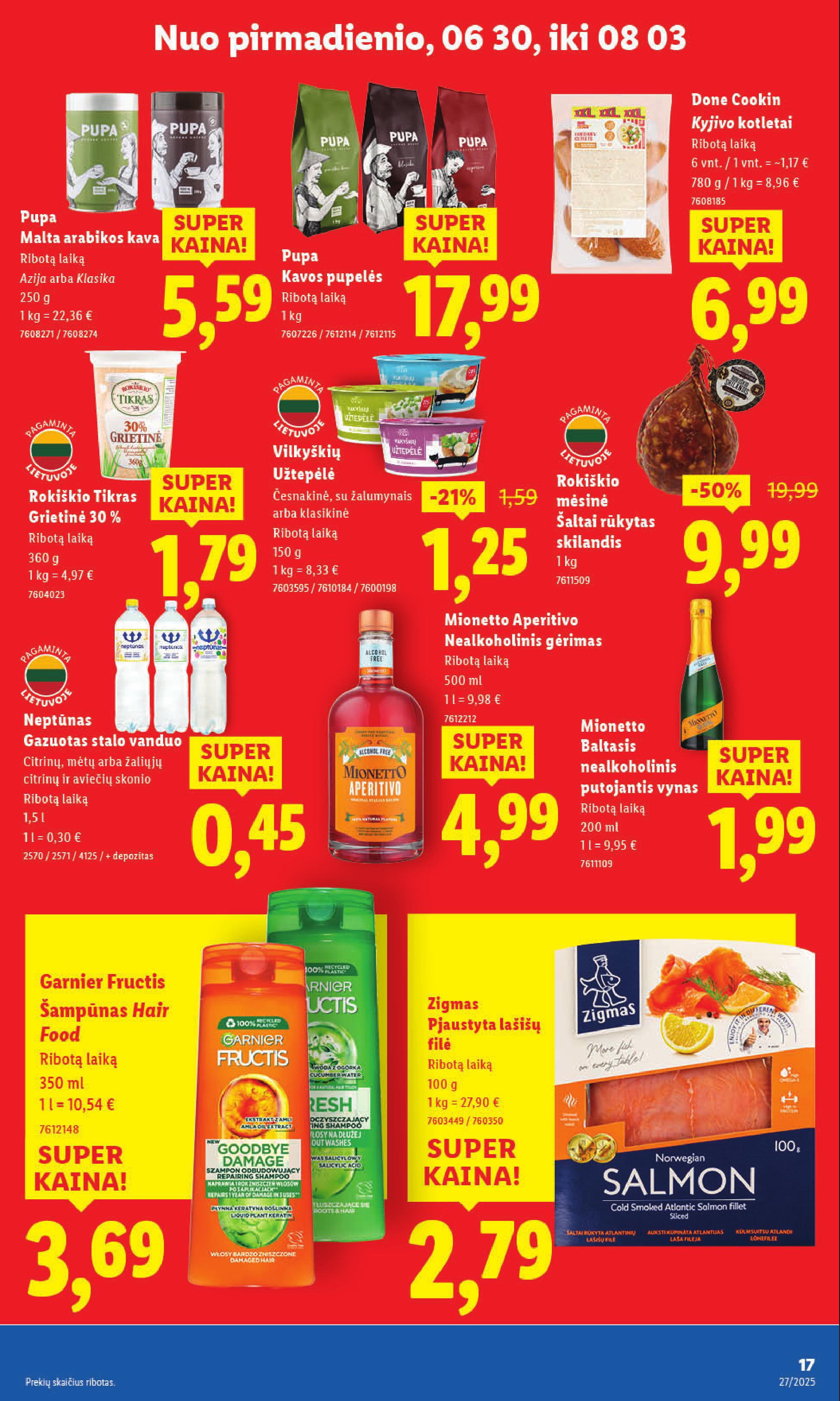 Naujausias LIDL kaininis katalogas 2025.06.30 - 2025.07.06