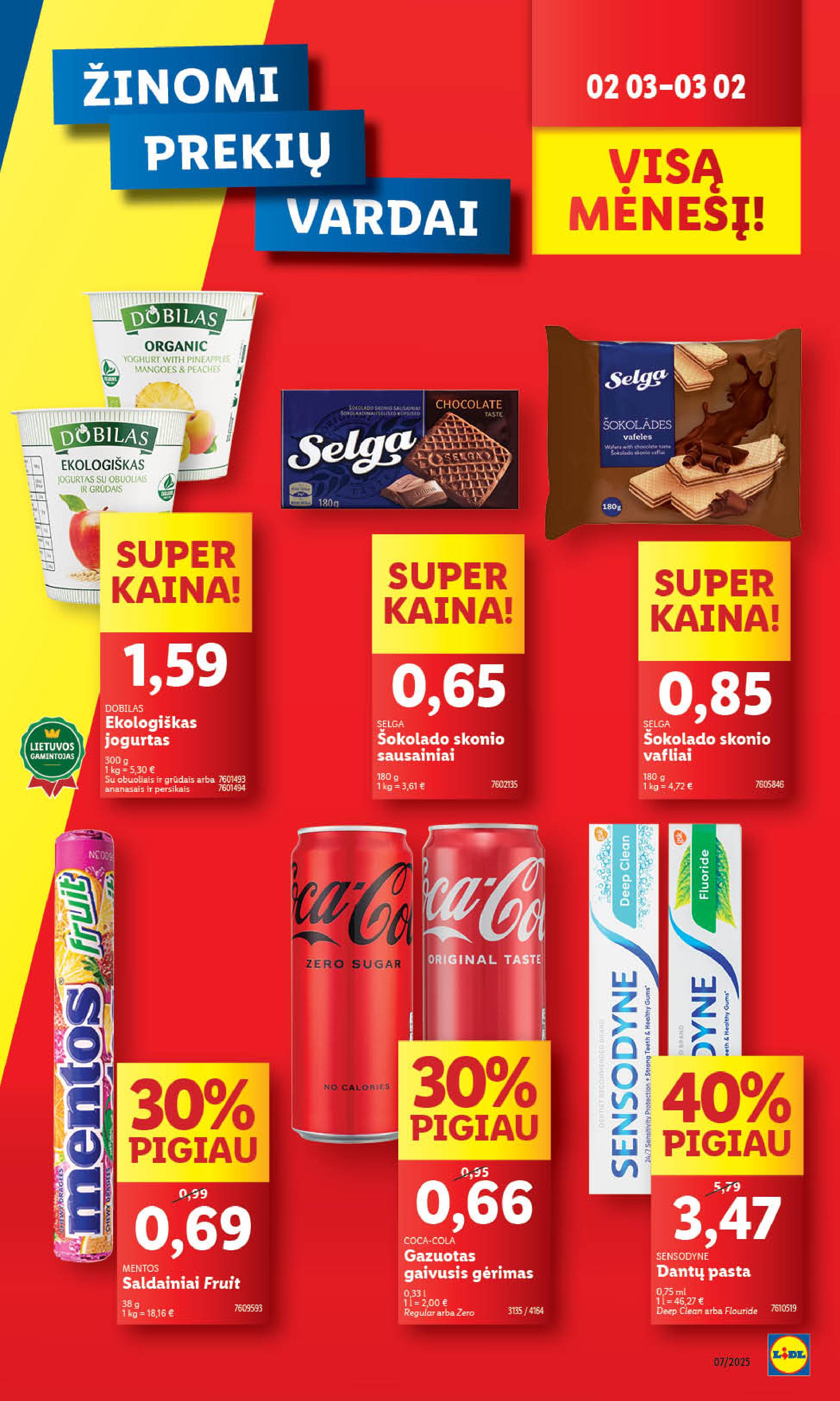 Naujausias LIDL kaininis katalogas 2025.02.10 - 2025.02.16
