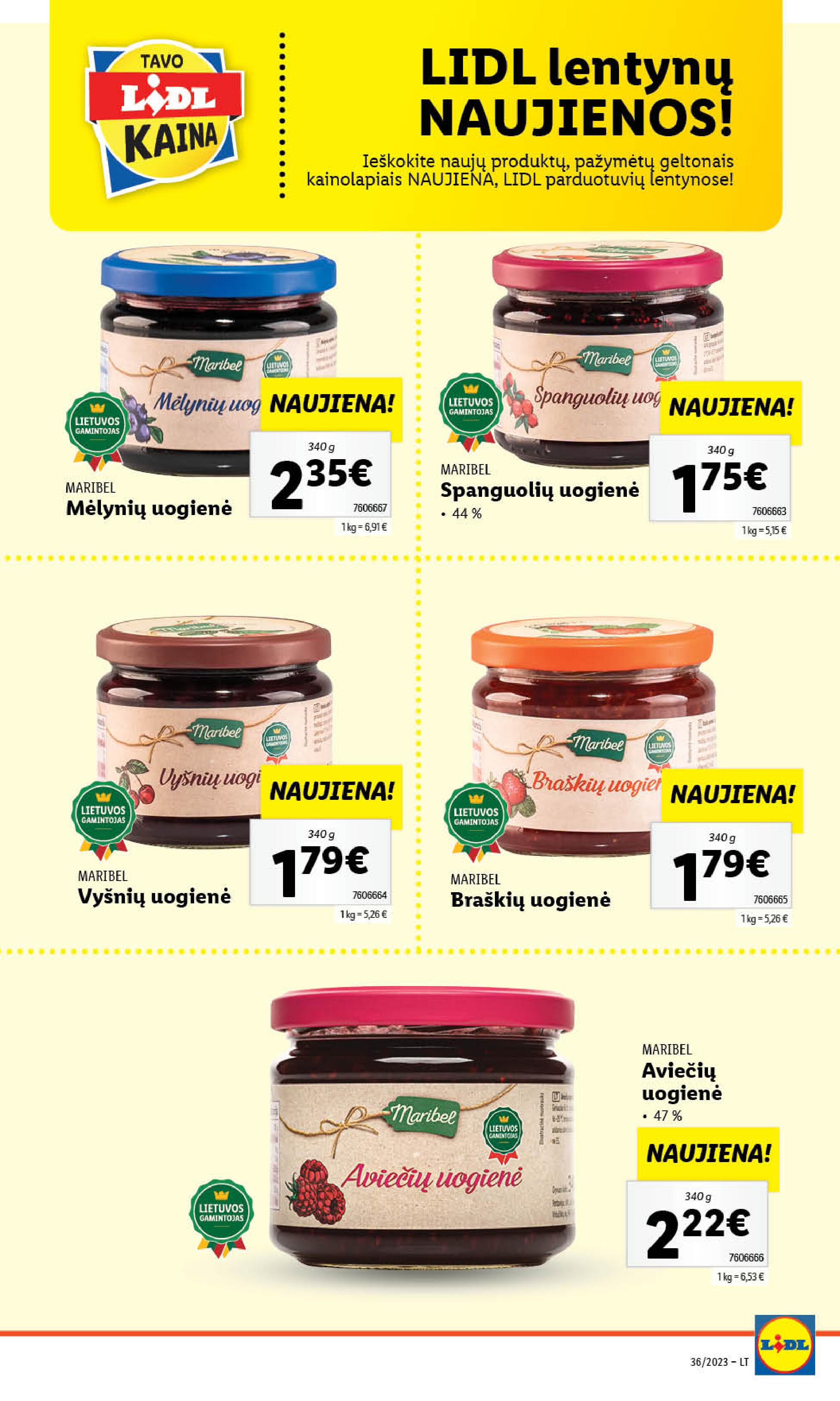 Naujausias LIDL kaininis katalogas 2023.09.04 - 2023.09.10