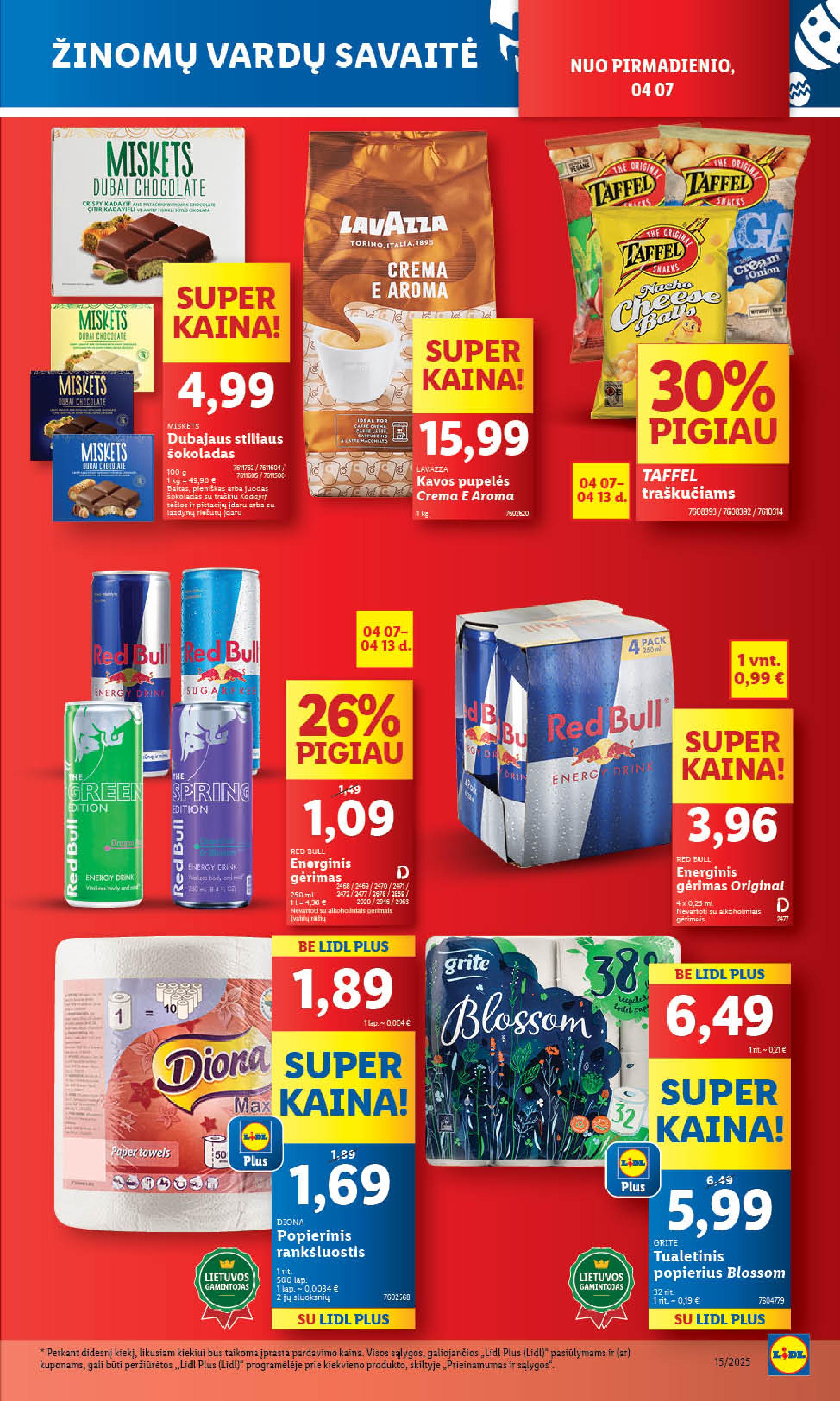 Naujausias LIDL kaininis katalogas 2025.04.07 - 2025.04.13