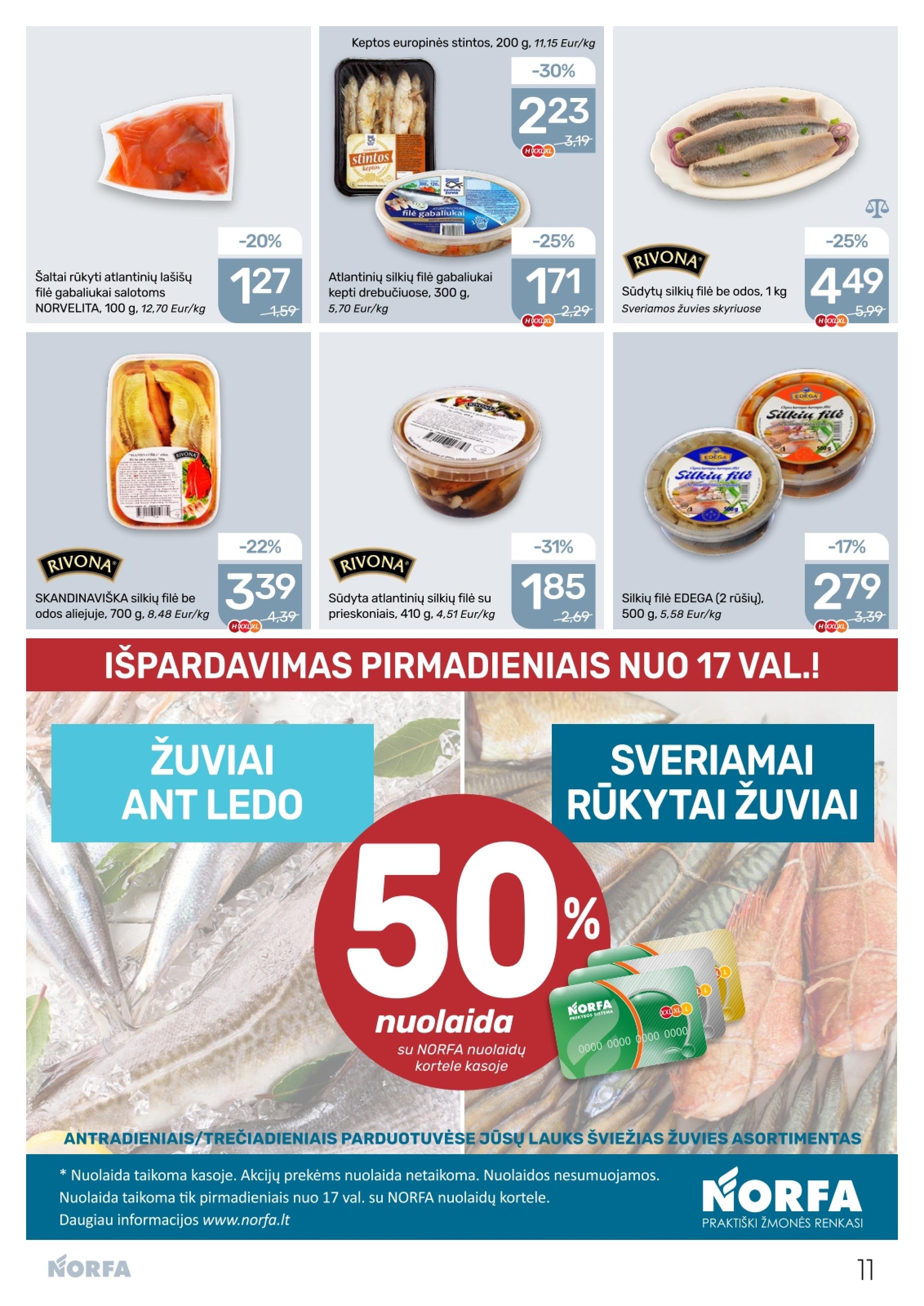 NORFA akcijų ir nuolaidų leidinys Nr.8 2026.04.16 - 2026.04.29