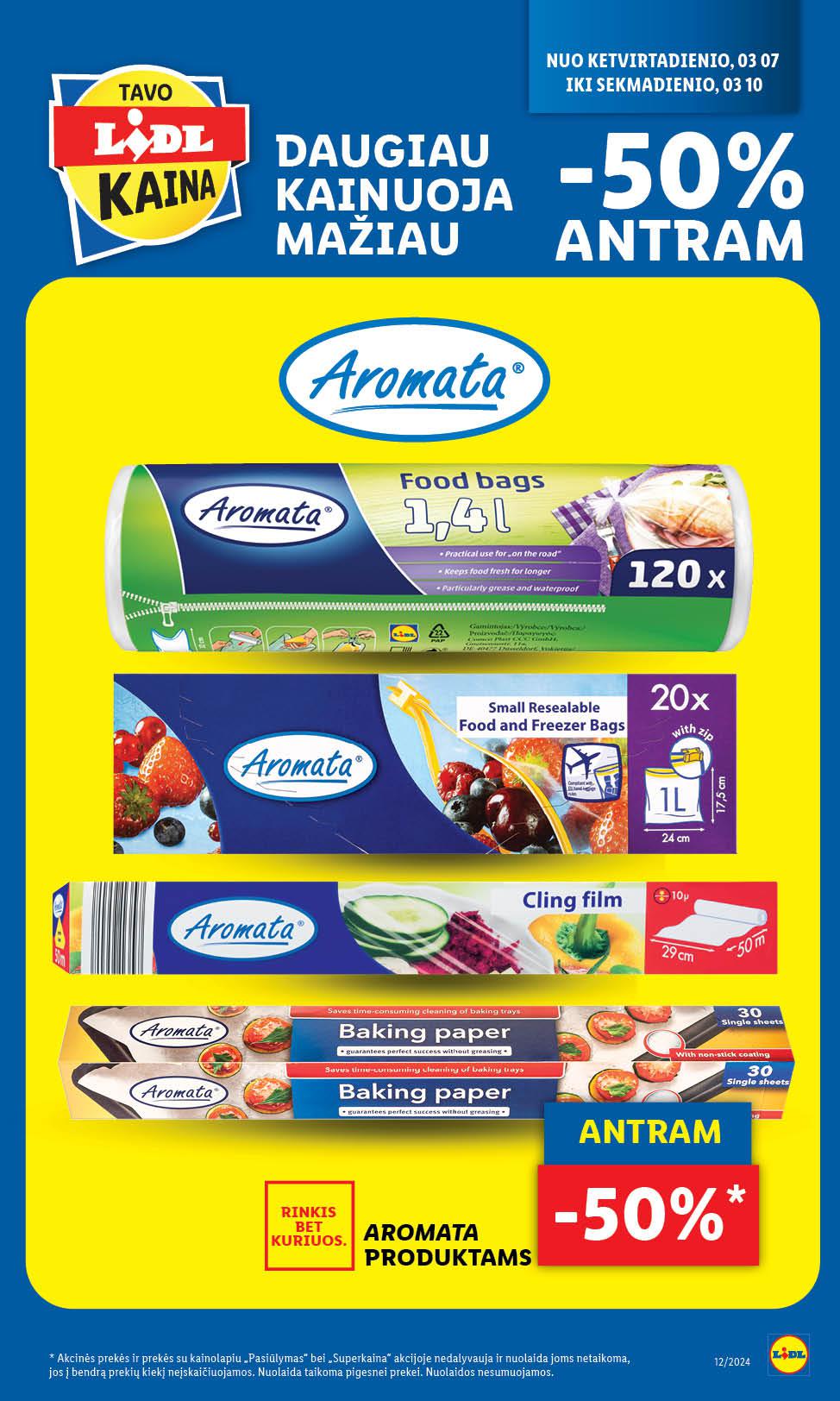 Naujausias LIDL kaininis katalogas 2024.03.18 - 2024.03.24