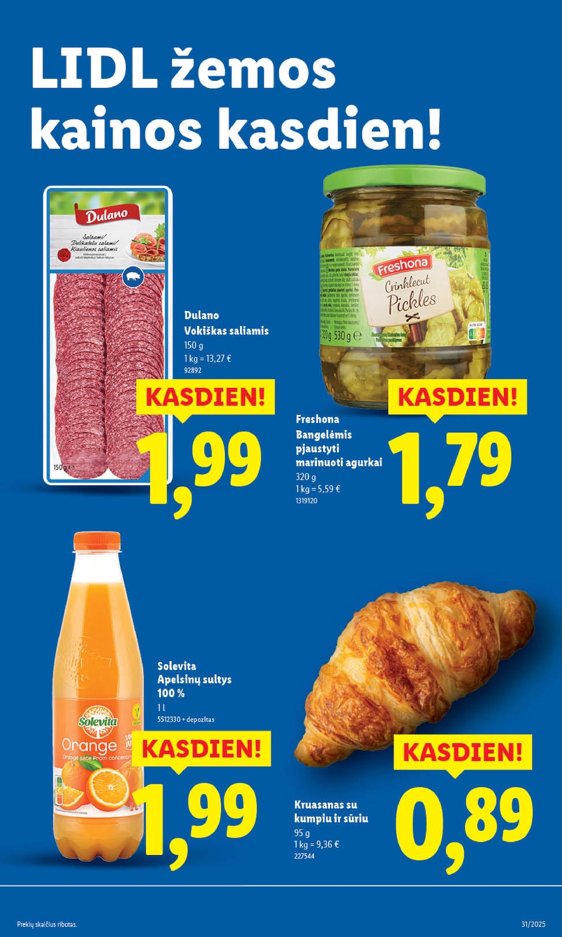 Naujausias LIDL kaininis katalogas 2025.07.28 - 2025.08.03