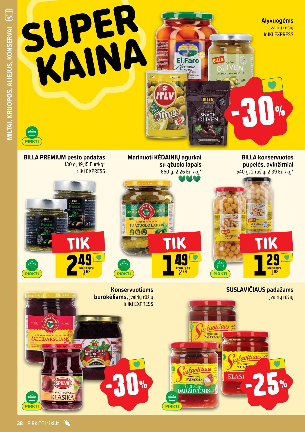 Naujausias IKI kaininis katalogas 2025.07.14 - 2025.07.20