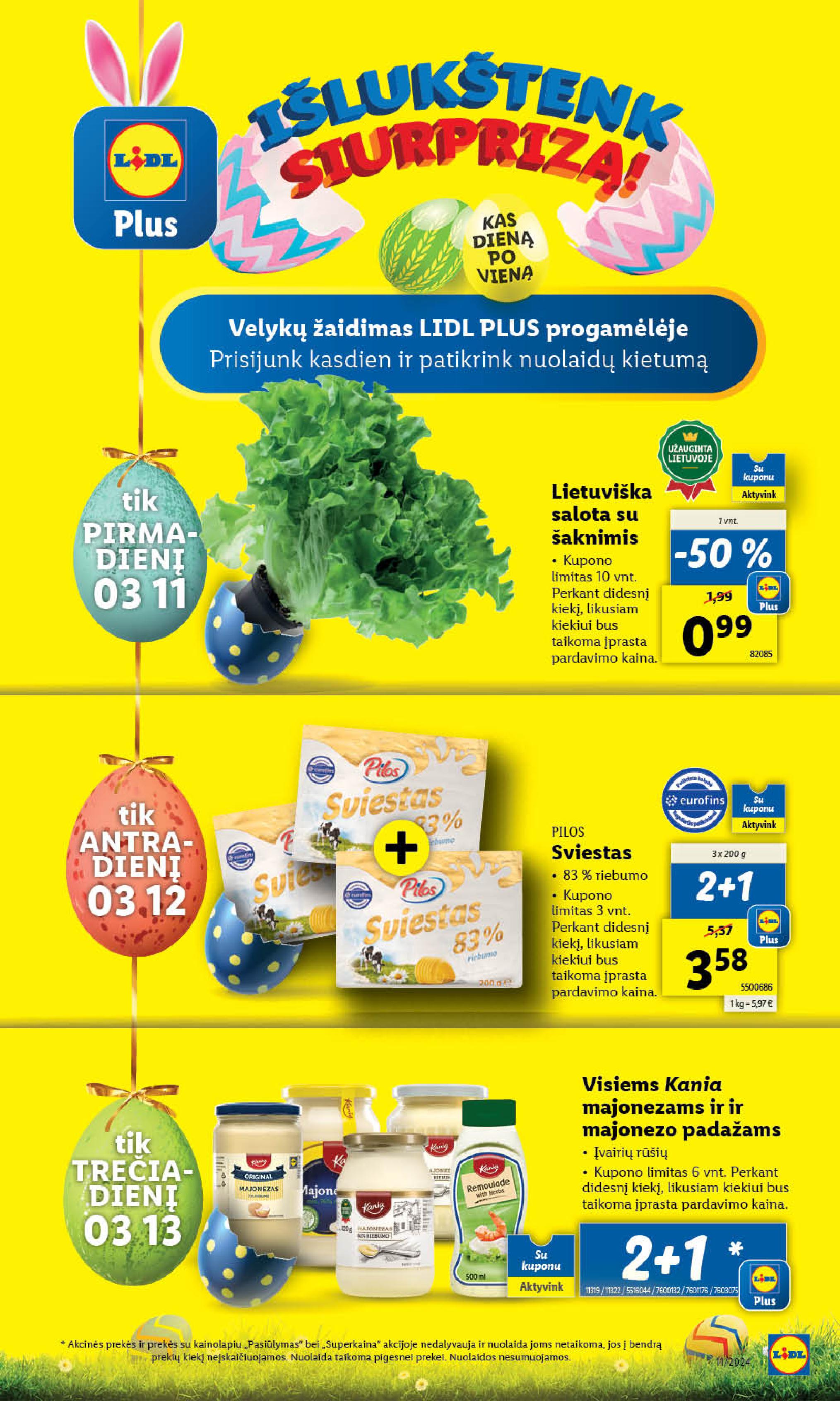 Naujausias LIDL kaininis katalogas 2024.03.11 - 2024.03.17
