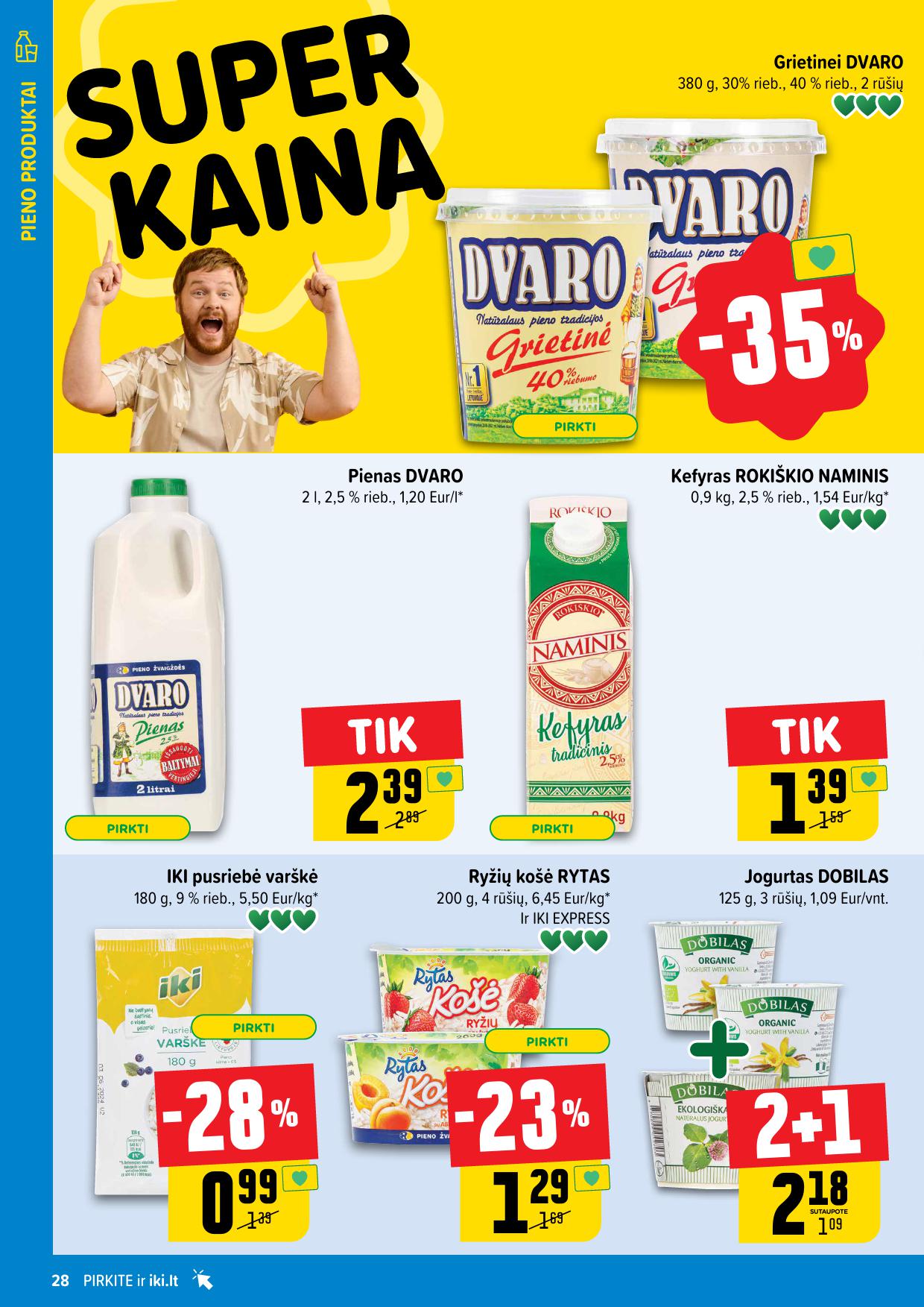 Naujausias IKI kaininis katalogas 2025.05.12 - 2025.05.18