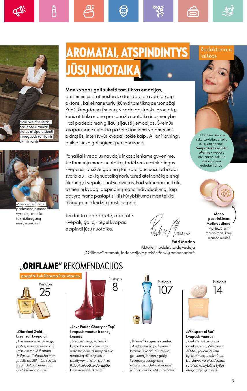 Naujas ORIFLAME katalogas galioja 2025.05.11 - 2025.05.31