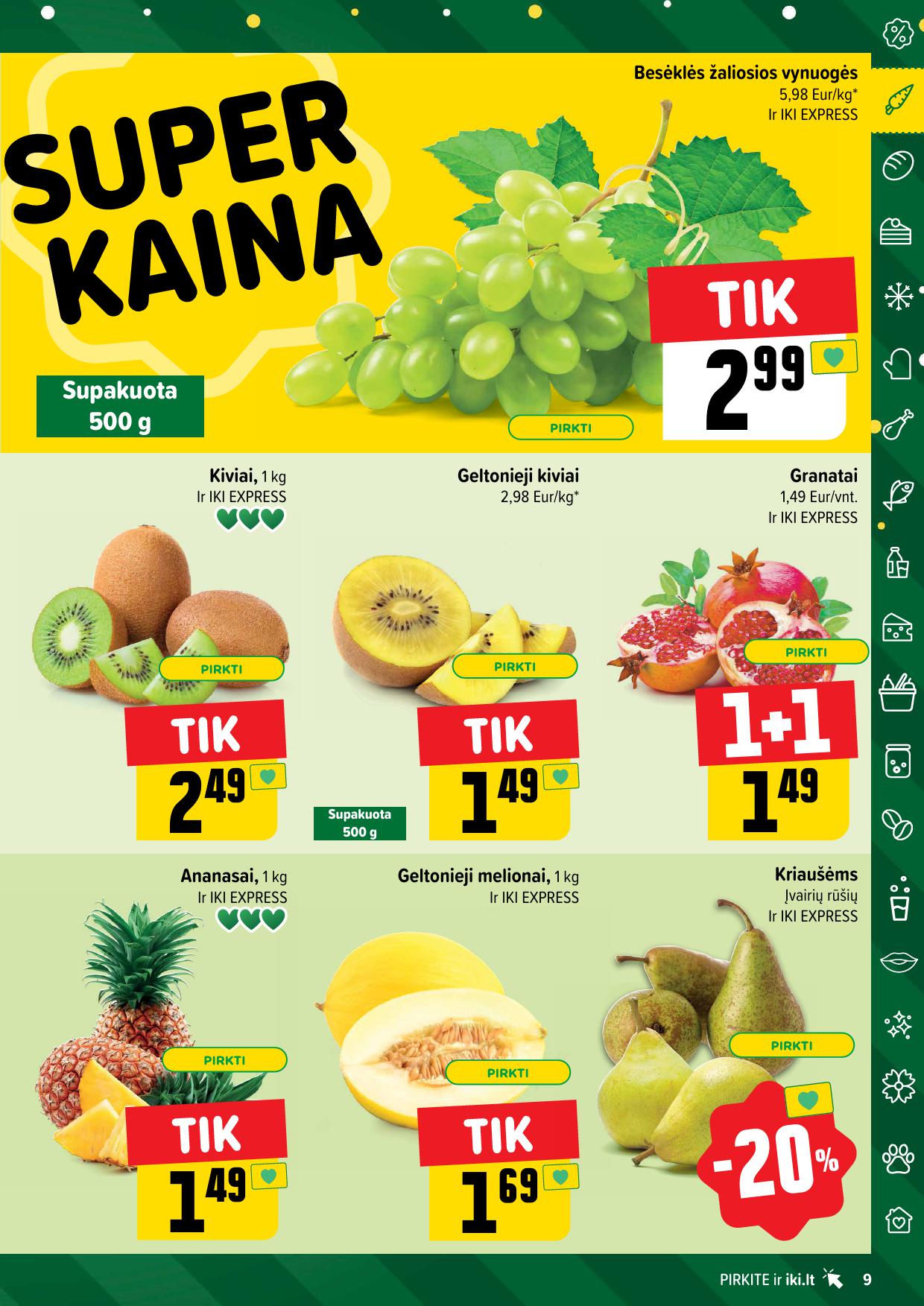 Naujausias IKI kaininis katalogas 2024.12.09 - 2024.12.15