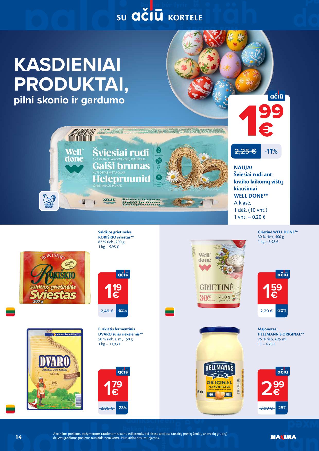Naujausias MAXIMA kaininis katalogas 2026.03.24 - 2026.03.30