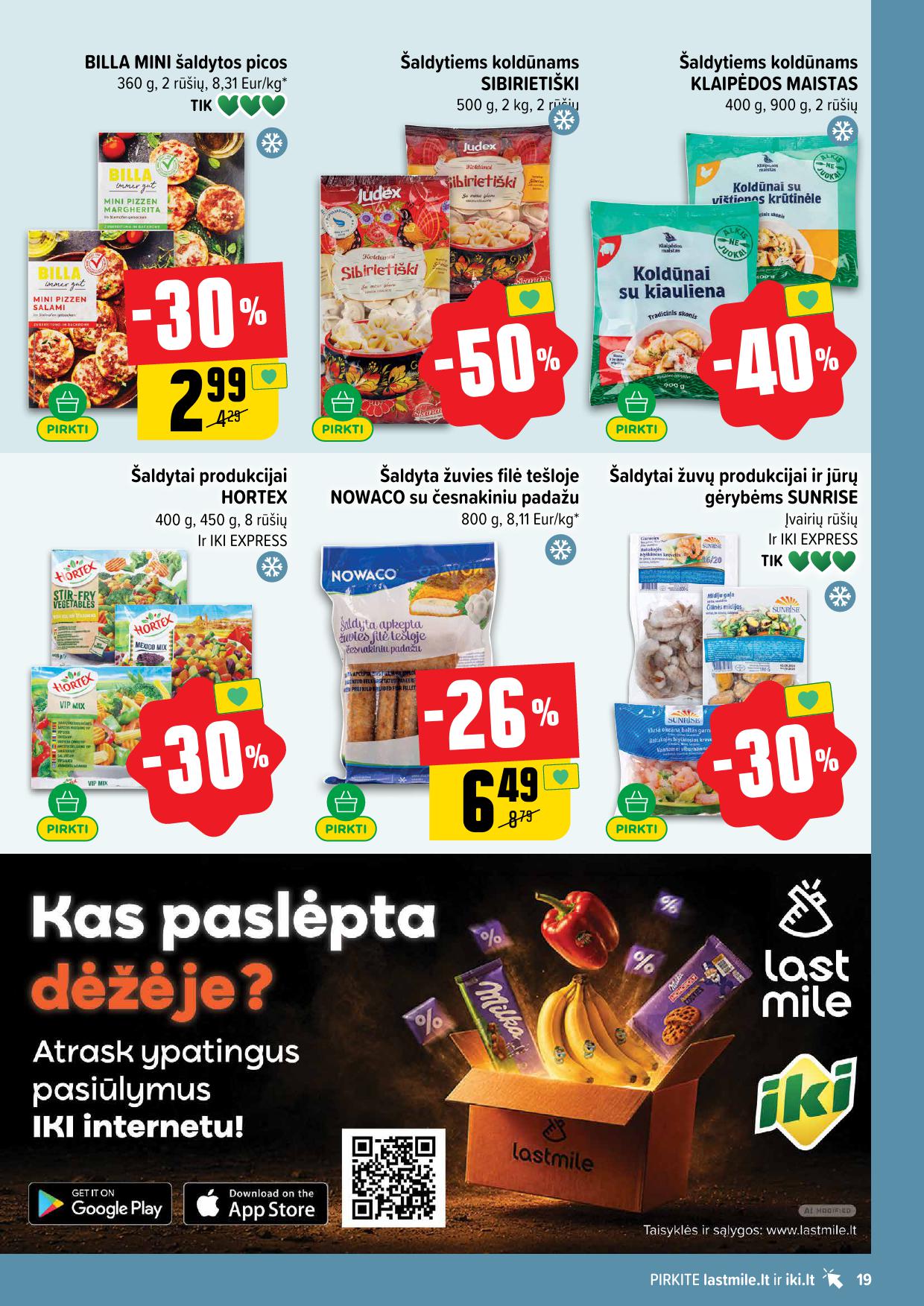 Naujausias IKI kaininis katalogas 2026.10.26 - 2026.11.01
