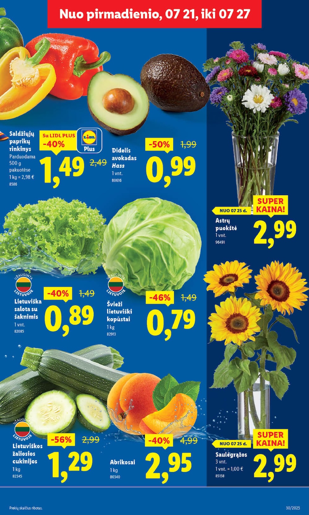 Naujausias LIDL kaininis katalogas 2025.07.21 - 2025.07.27