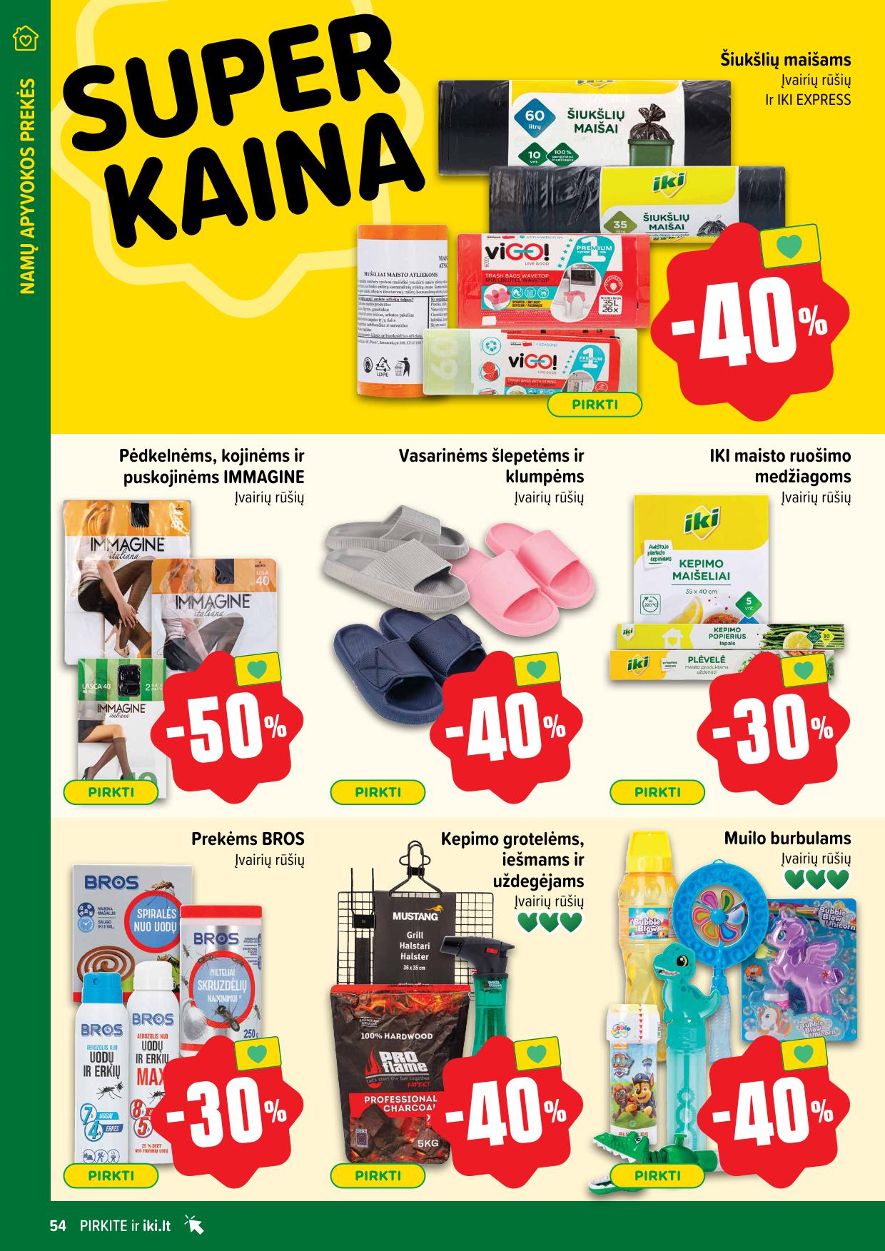 Naujausias IKI kaininis katalogas 2025.05.05 - 2025.05.11