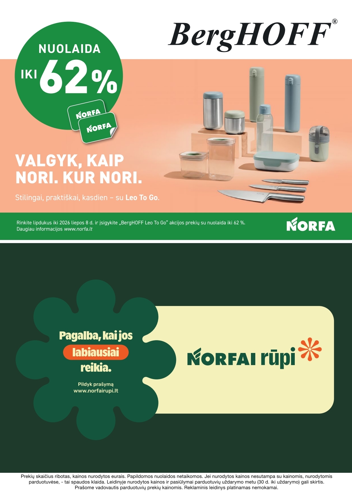 NORFA akcijų ir nuolaidų leidinys Nr.11 2026.05.28 - 2026.06.10
