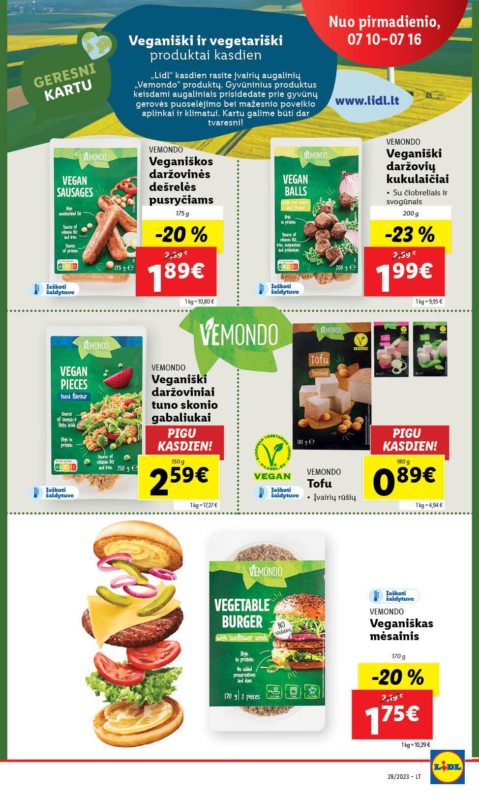 Naujausias LIDL kaininis katalogas 2023.07.10 - 2023.07.16