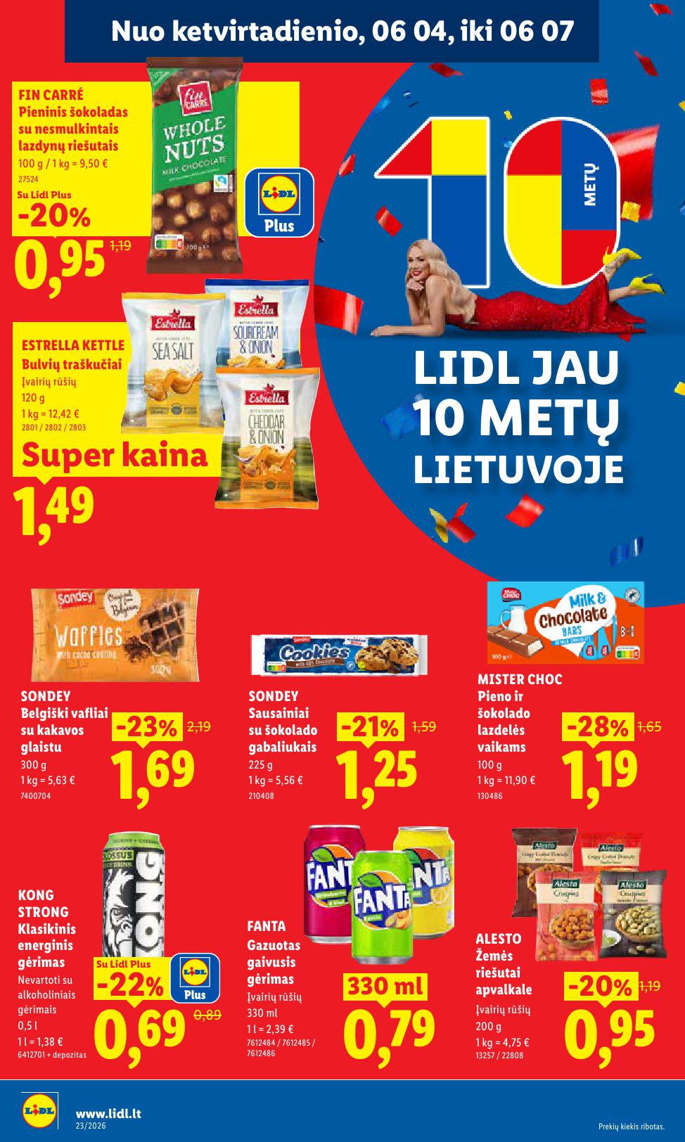 Naujausias LIDL kaininis katalogas 2026.06.01 - 2026.06.07