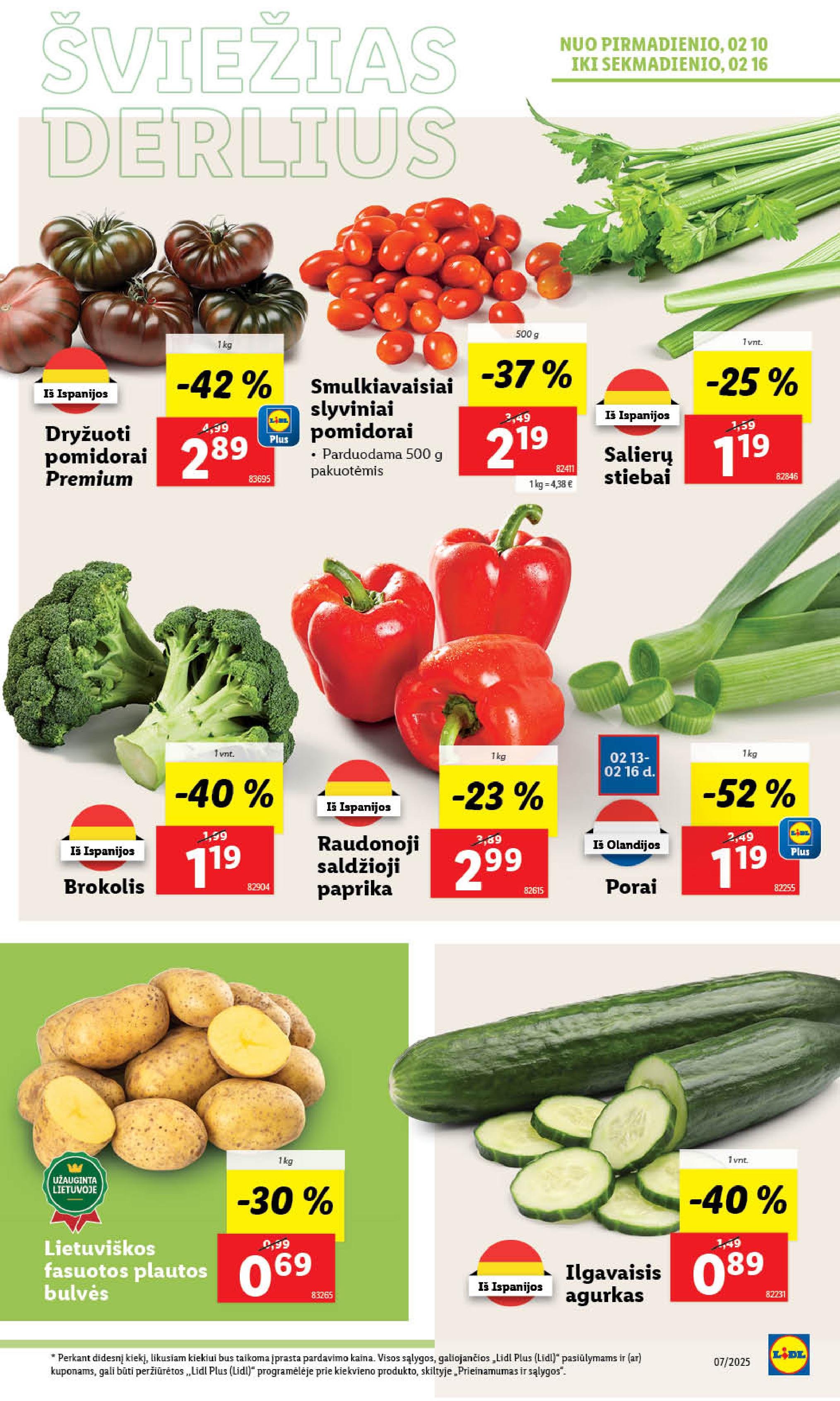 Naujausias LIDL kaininis katalogas 2025.02.10 - 2025.02.16