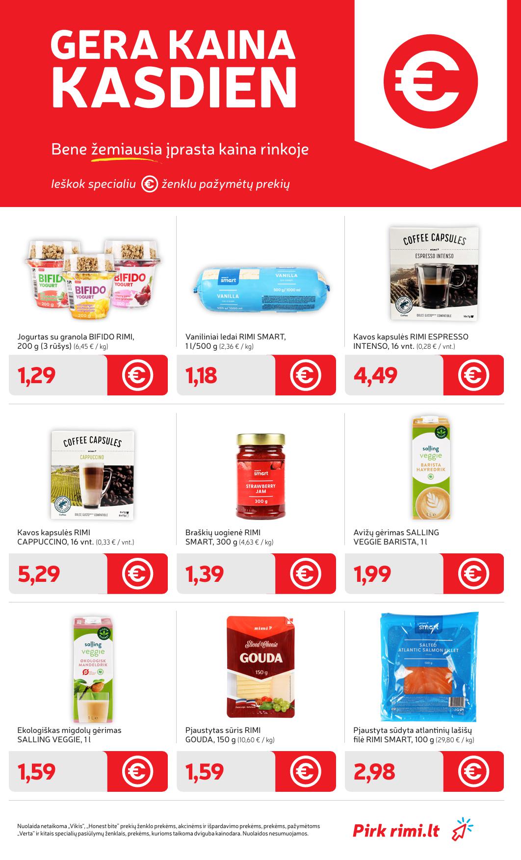 Naujausias RIMI kaininis katalogas 2026.04.14 - 2026.04.20