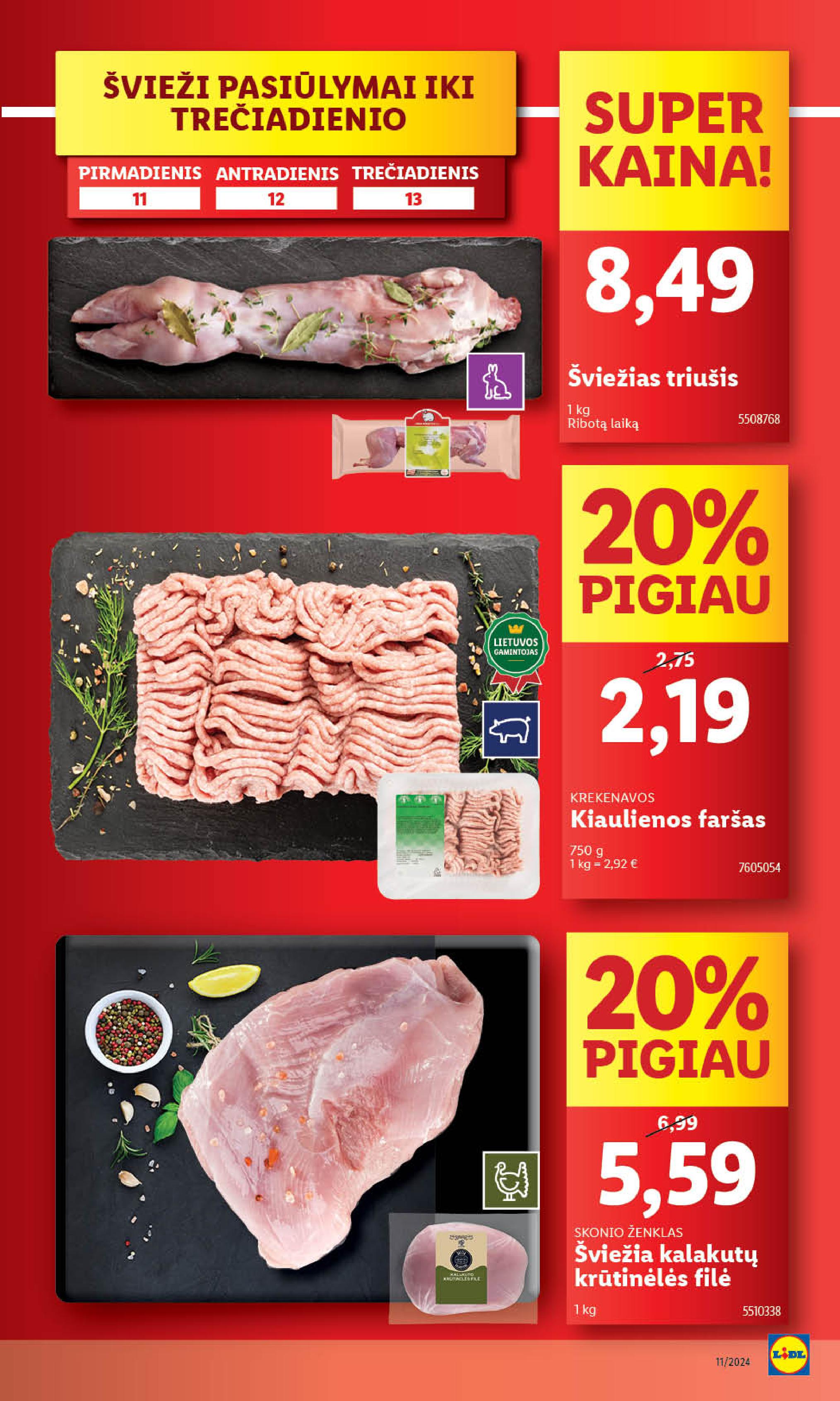 Naujausias LIDL kaininis katalogas 2024.03.11 - 2024.03.17