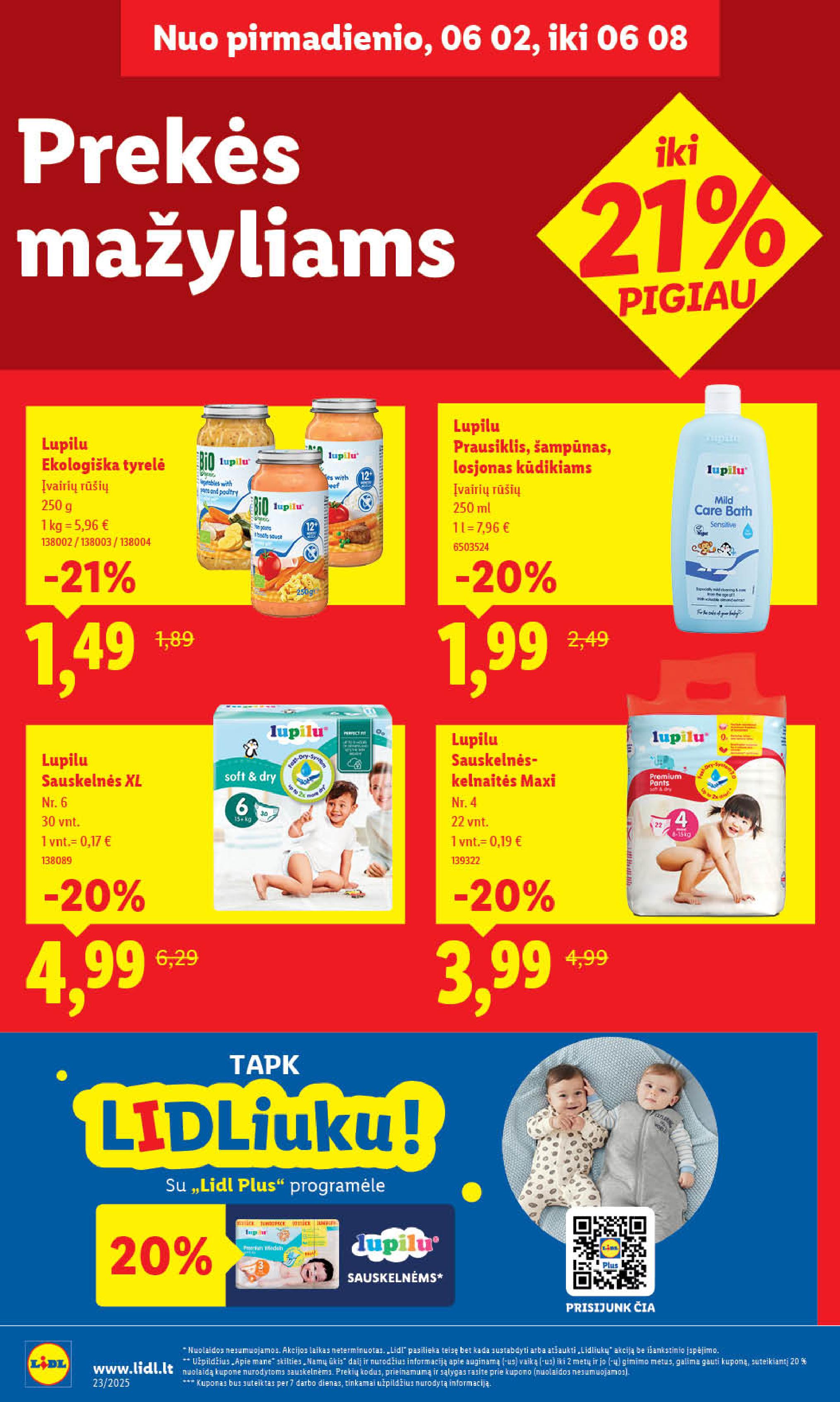 Naujausias LIDL kaininis katalogas 2025.06.02 - 2025.06.08