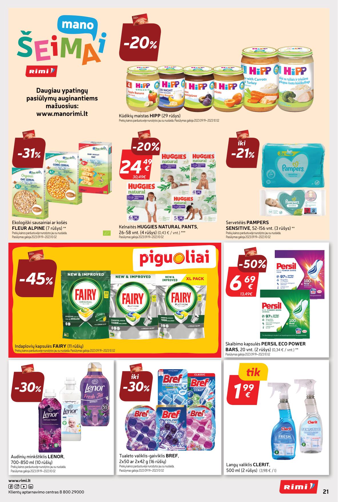 Naujausias RIMI kaininis katalogas 2023.09.26 - 2023.10.02