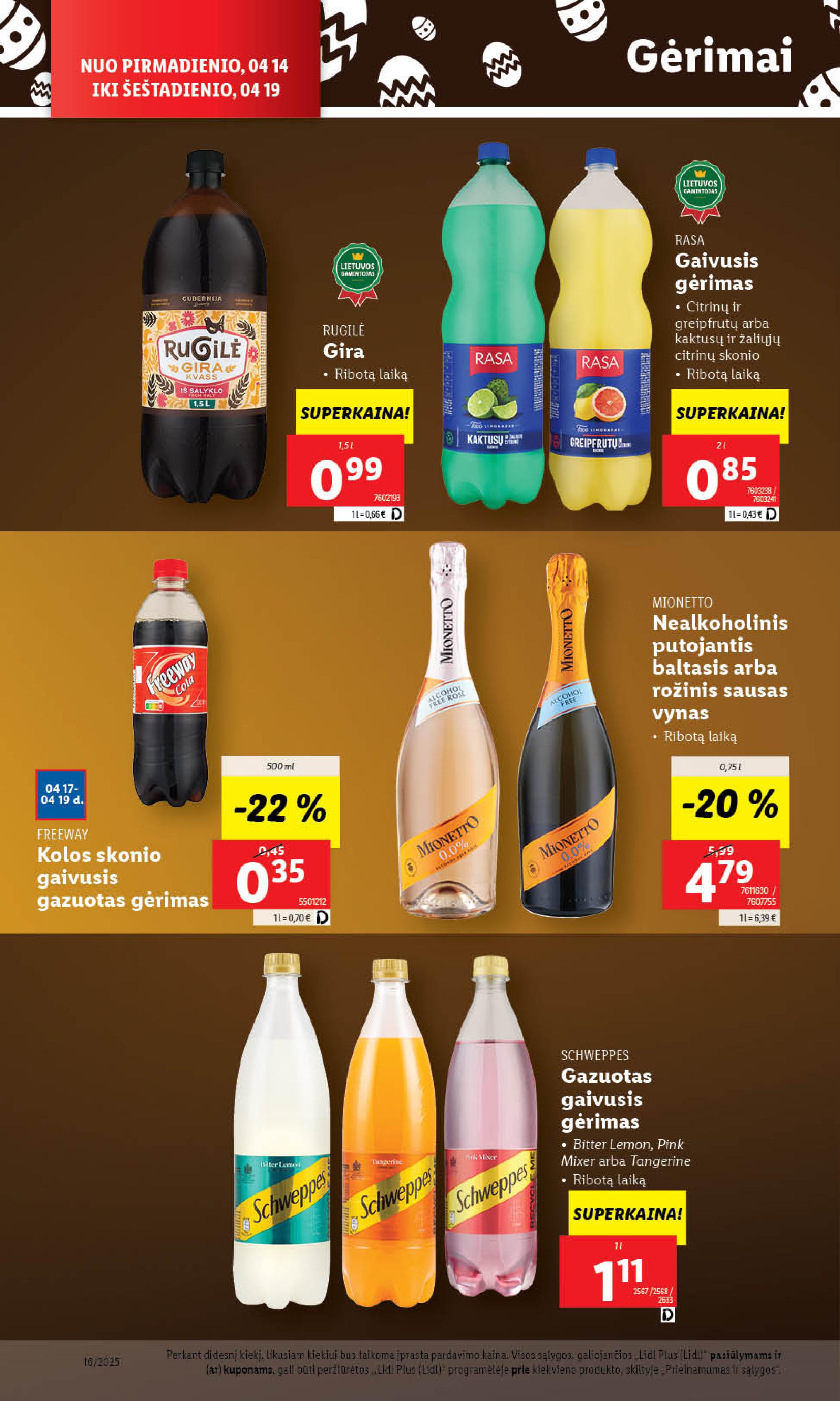 Naujausias LIDL kaininis katalogas 2025.04.14 - 2025.04.19
